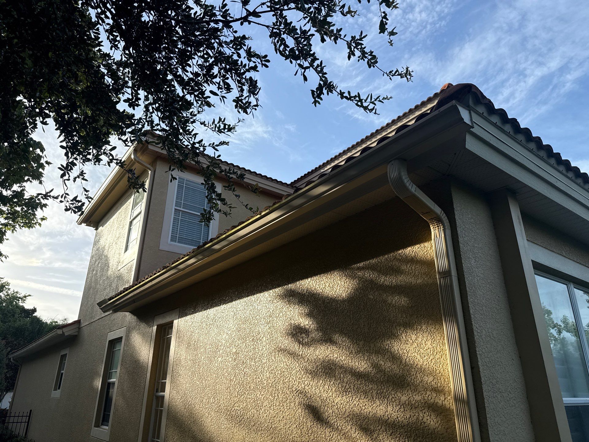 Soft Wash Tile Roof Cleaning in Sonoma Community, Sarasota, FL by Sunshine AquaWash