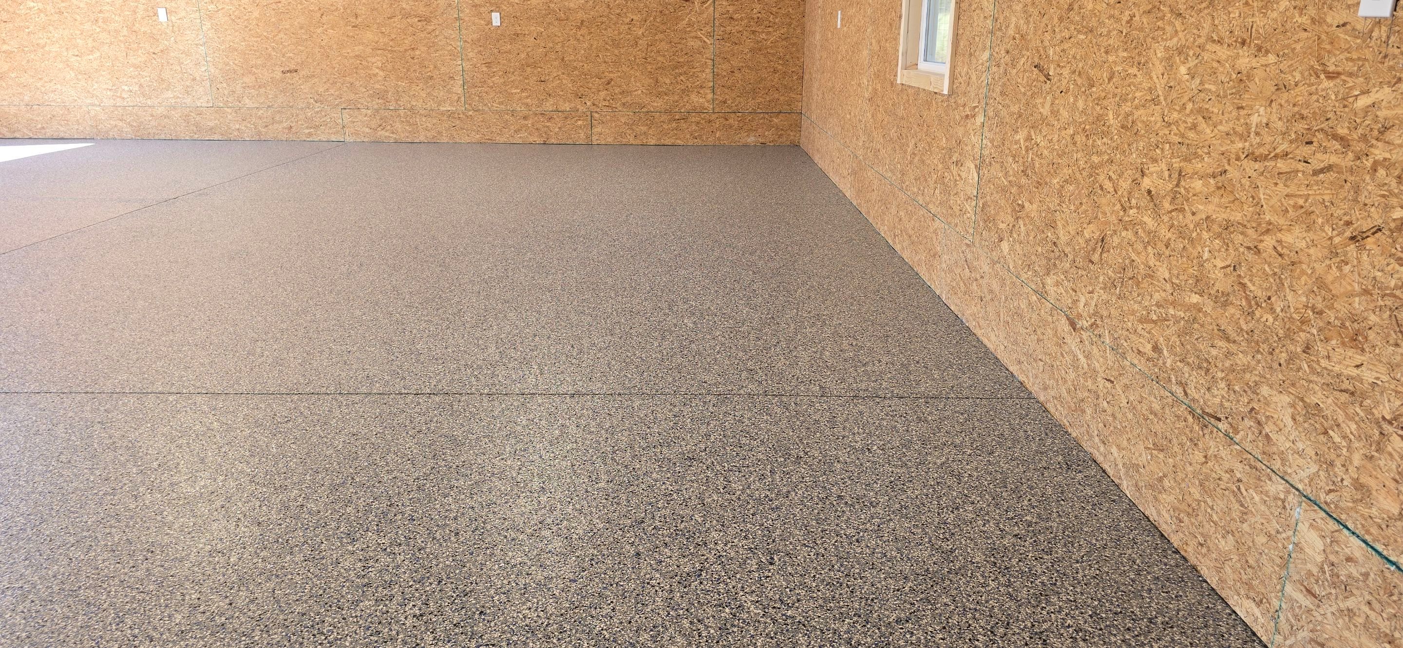 Garage using Tidal Wave by Elite Floor Solutions