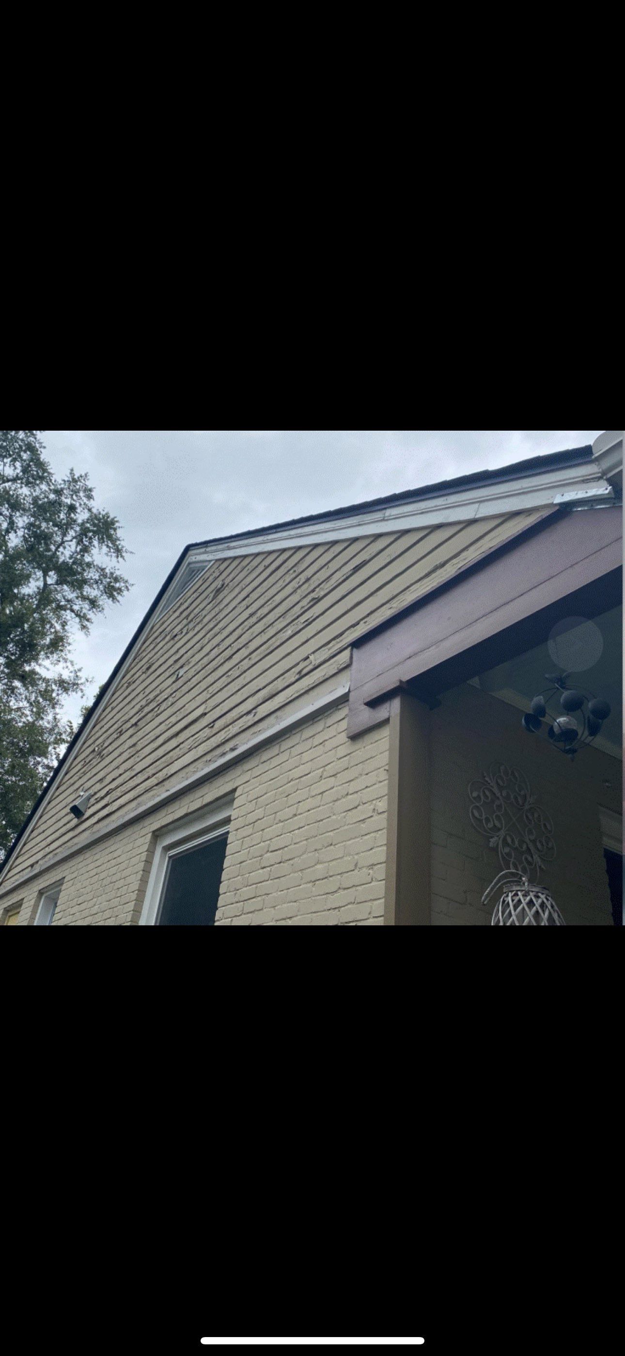 Exterior Painting and Gable Siding Replacement in Decatur by Swift Home Renovations