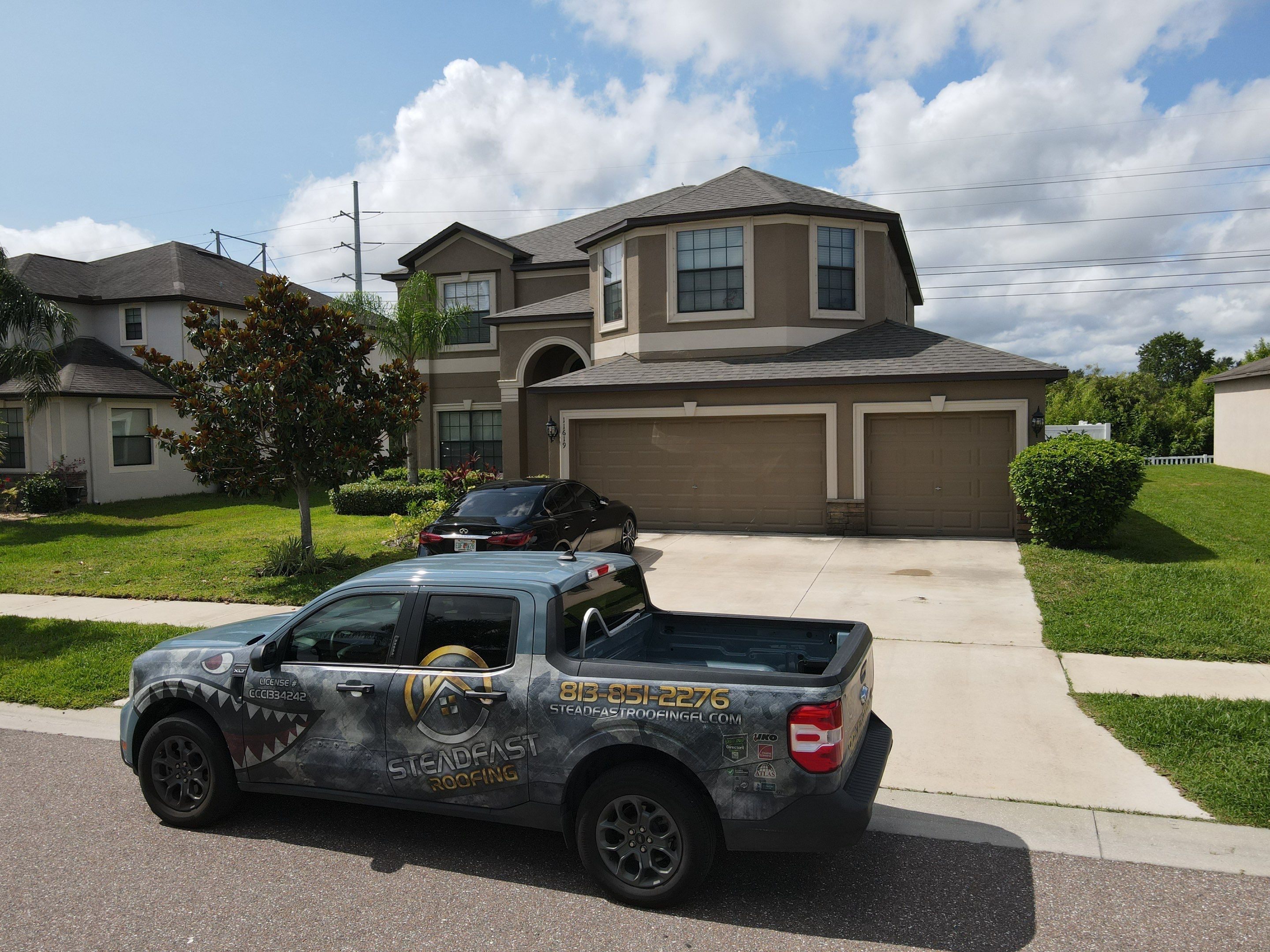 Roof Replacement in Riverview, FL. by Steadfast Roofing