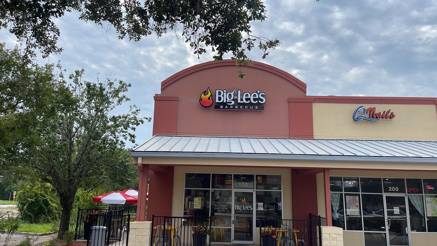 Channel Letters for Big Lee's BBQ by SignCrafters