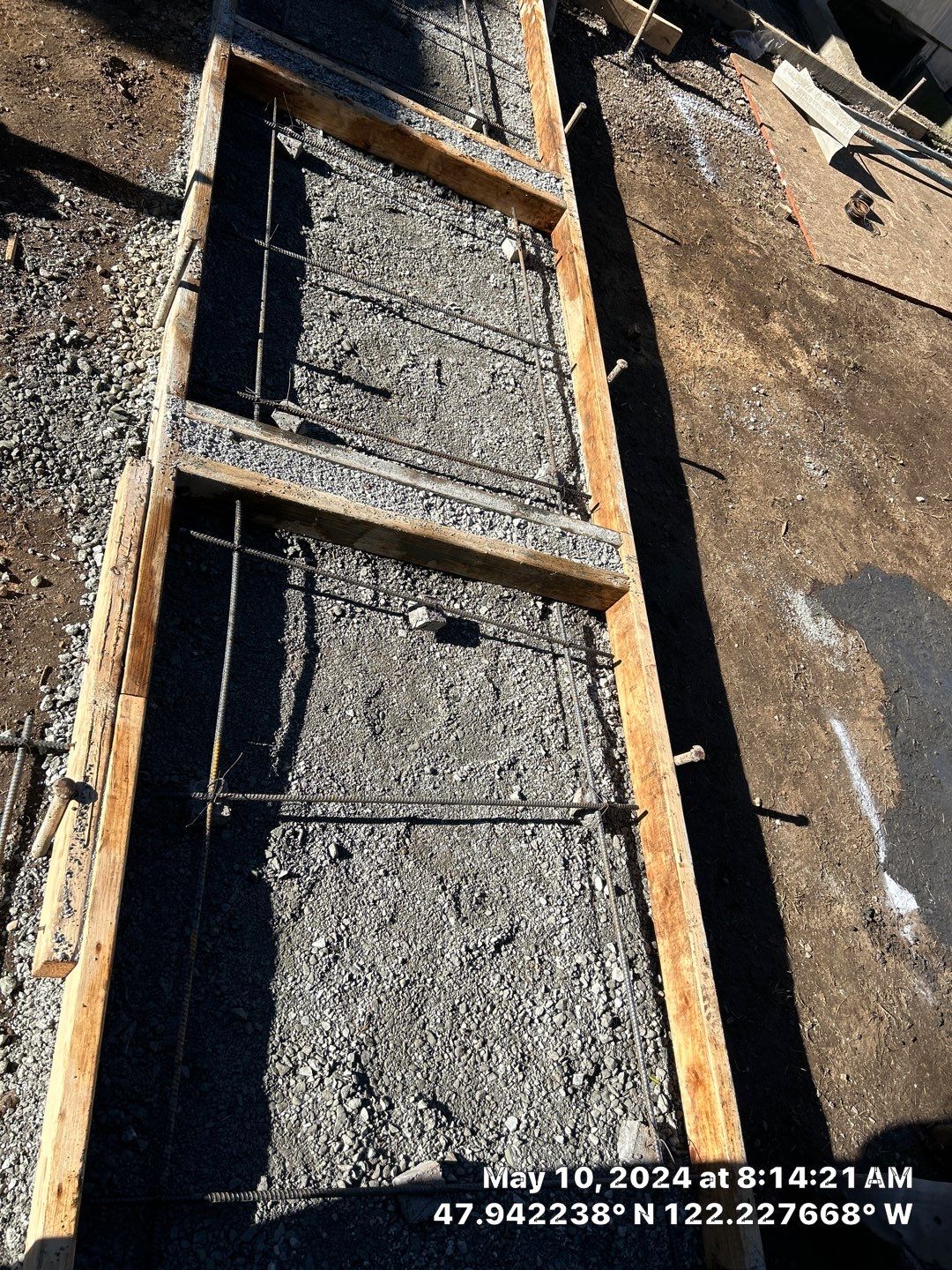 John | Concrete Backyard Walkway by Jireh Asphalt & Concrete Inc 