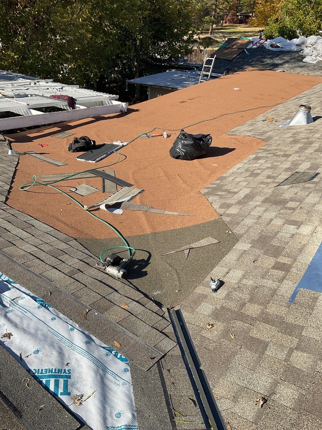 Residential Roofing Installation using Owens Corning Roofing Shingles by Byers Enterprises 