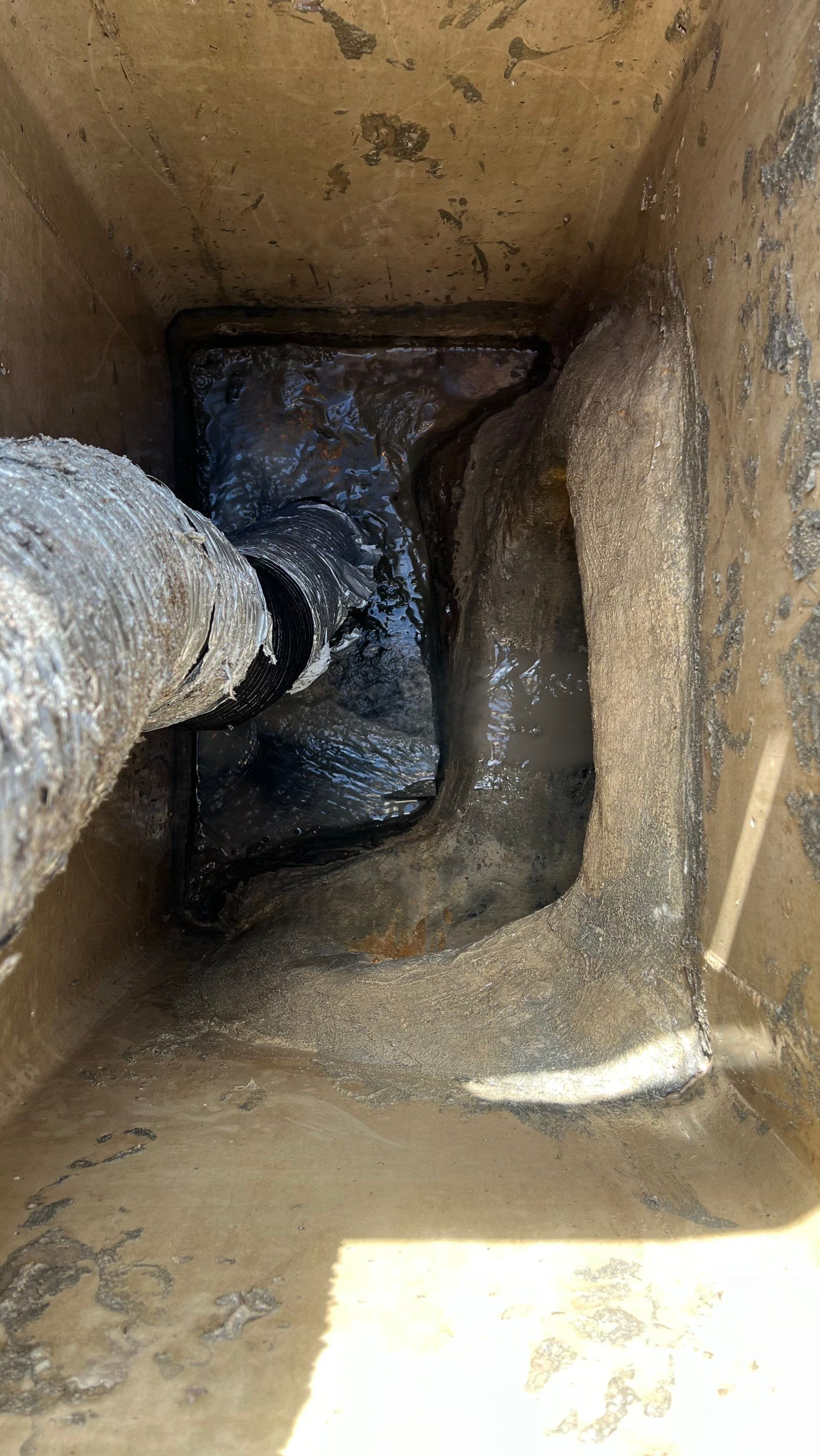 New Construction Commercial Parcel Stormwater System Cleaning by Don Mar, Inc. Storm Water Solutions