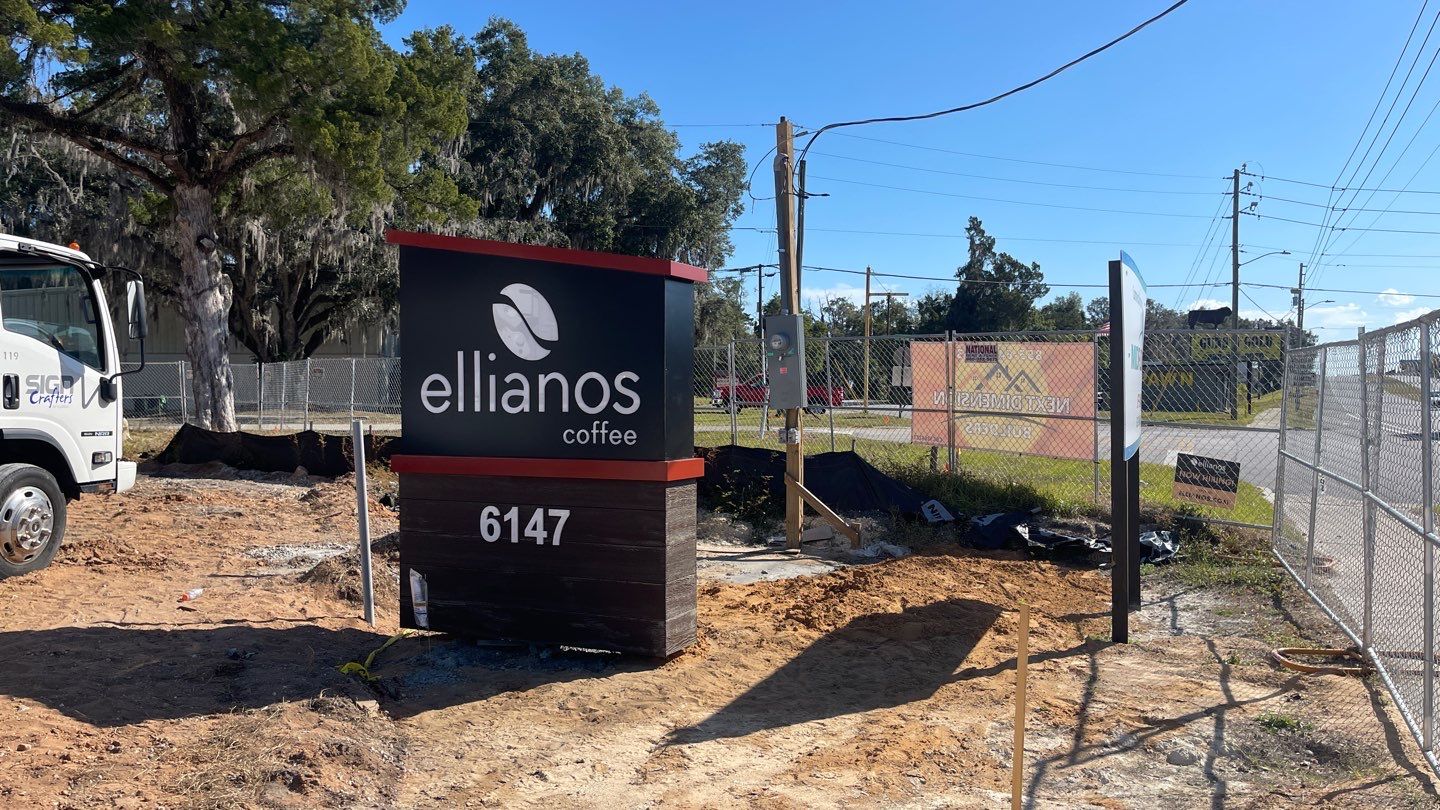 Ellianos Monument Sign by SignCrafters
