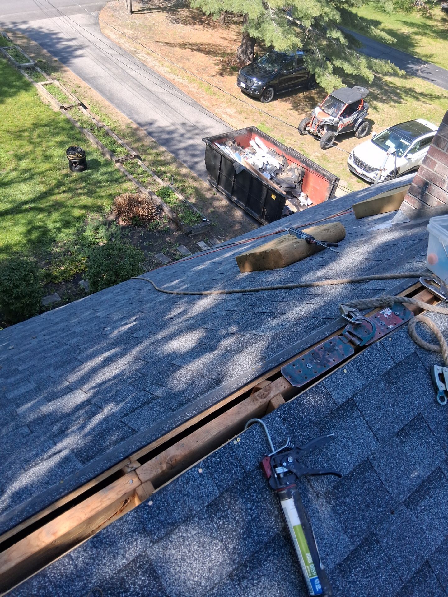 Complete Residential Roofing Installation and Chimney Reflash in Ogunquit by Tall pine roofing