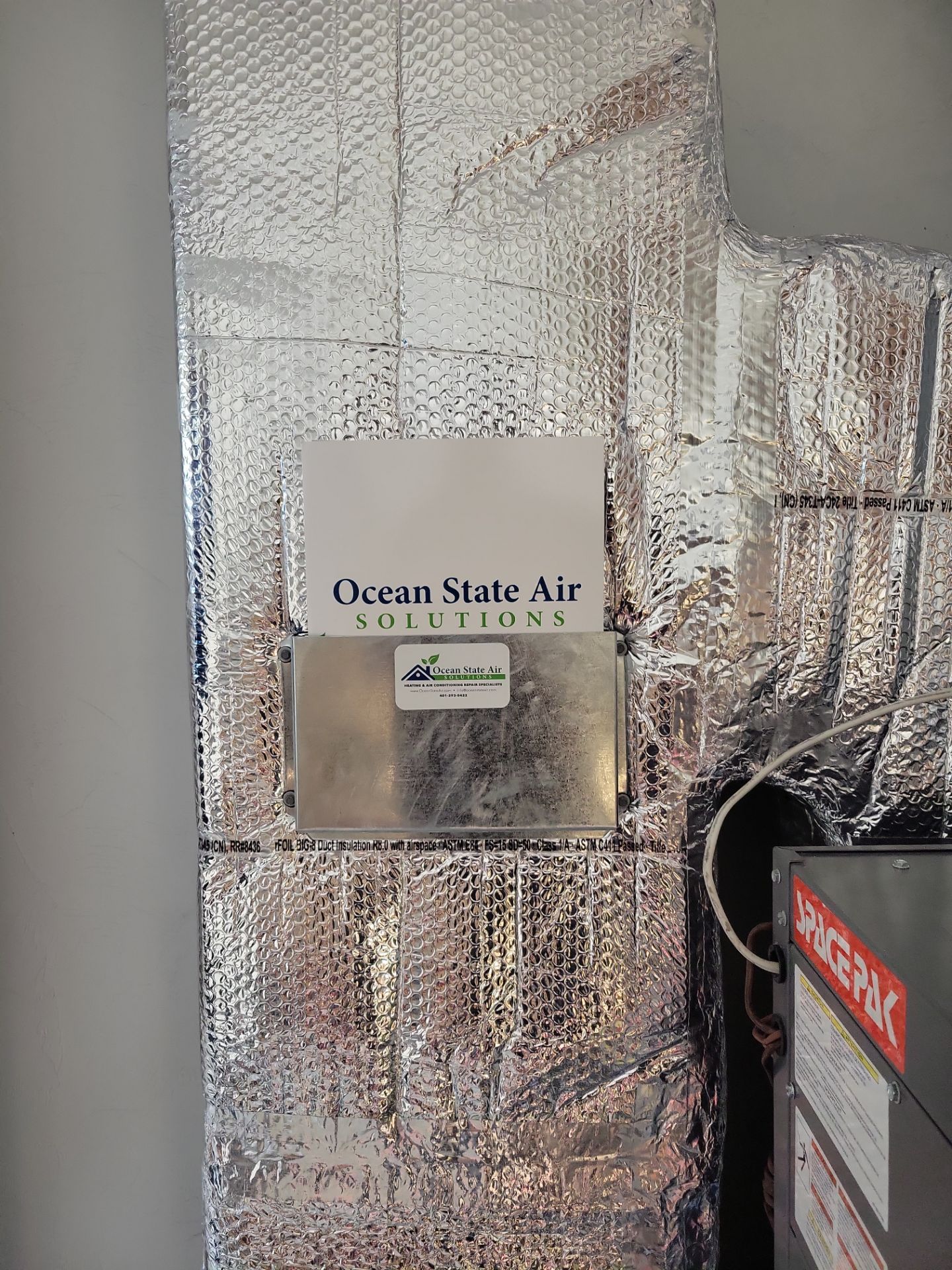 High Velocity HVAC using SpacePak by Ocean State Air Solutions