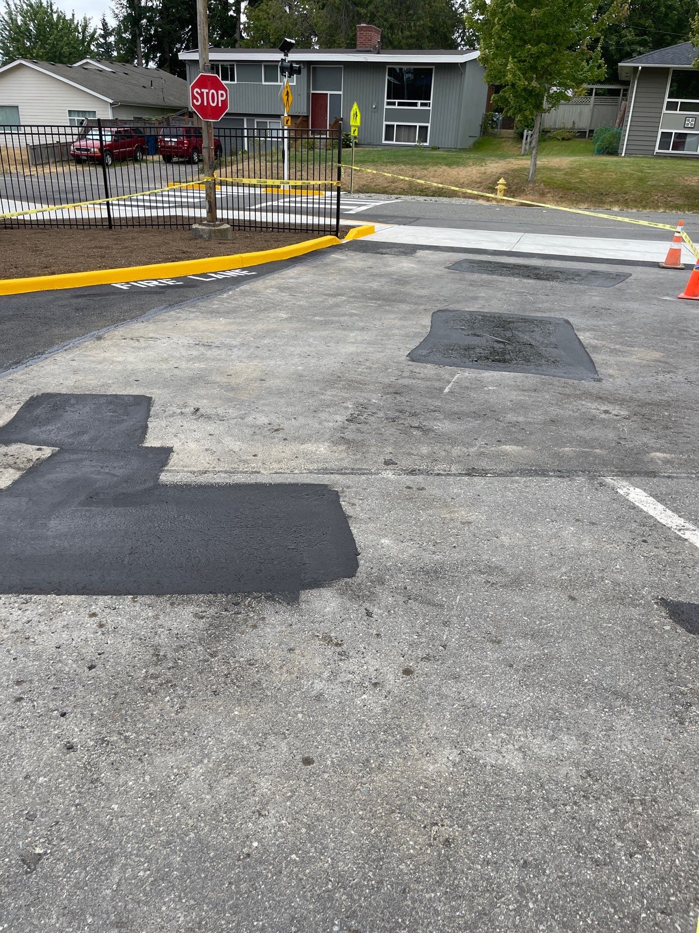 Cedar Park | Christian School Asphalt Parking Lot Repair  by Jireh Asphalt & Concrete Inc 
