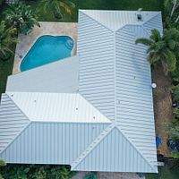 24ga 1.5" Mechanical seam Dove Gray  by Total Roofing System The Metal Roof Experts