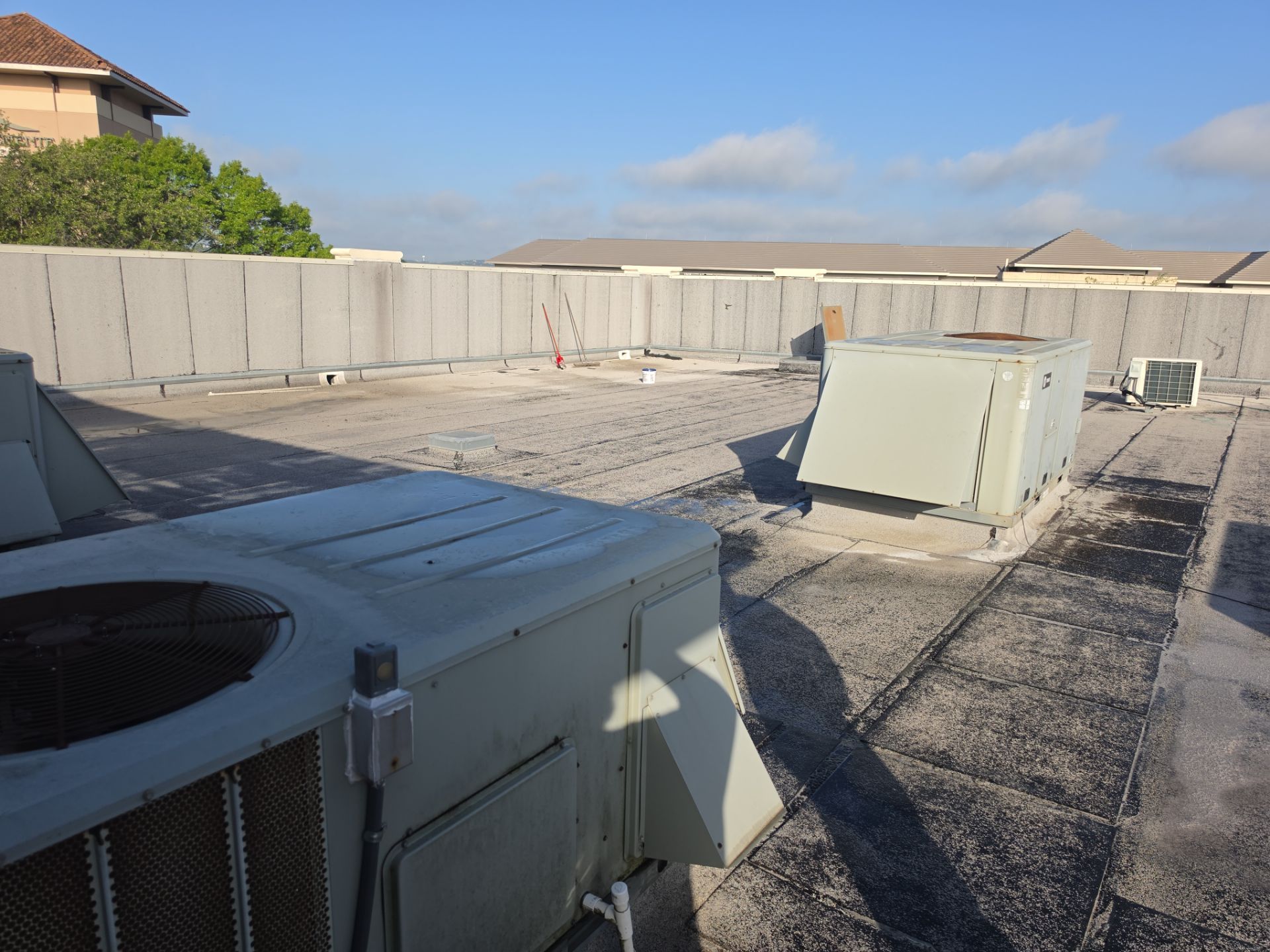 Modified Bitumen repairs.. a couple thousand dollars can save TENS of thousands and greatly prolong the life of your roof. by REPS Austin Area Roofer