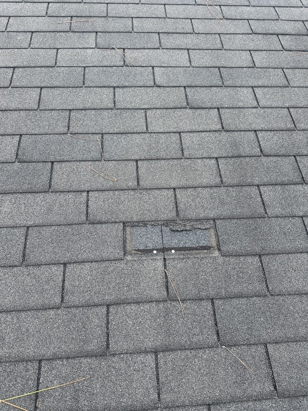 Hail Damage using Owen's Corning Duration (Lifetime) Shingles by Roof Repair Company