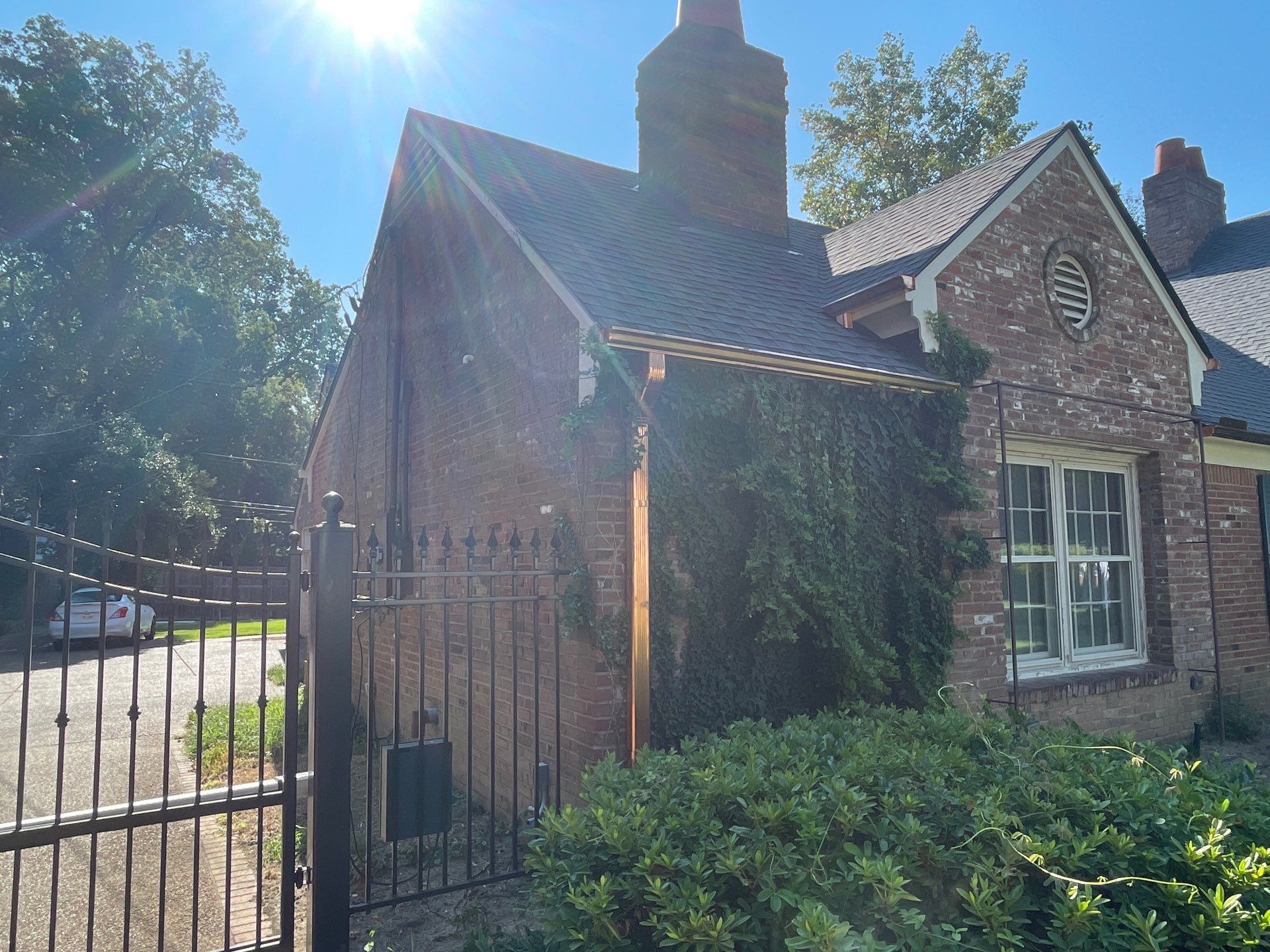 Full Roof Replacement with gutter upgrade after tree impact damage in East Memphis by Revival Roofing Services
