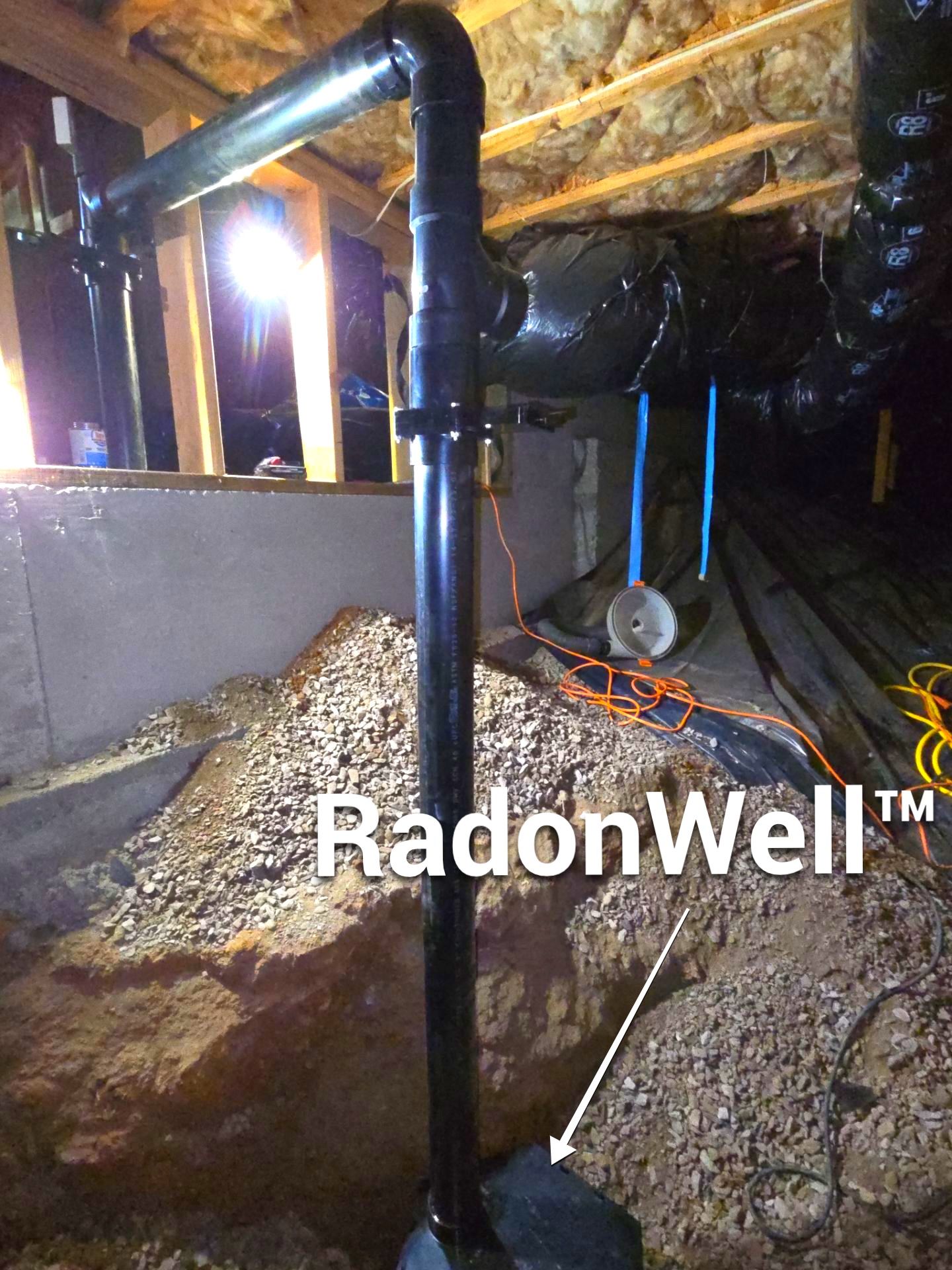 Sub Slab SafeAir™ System Activation by JustRadon.Com
