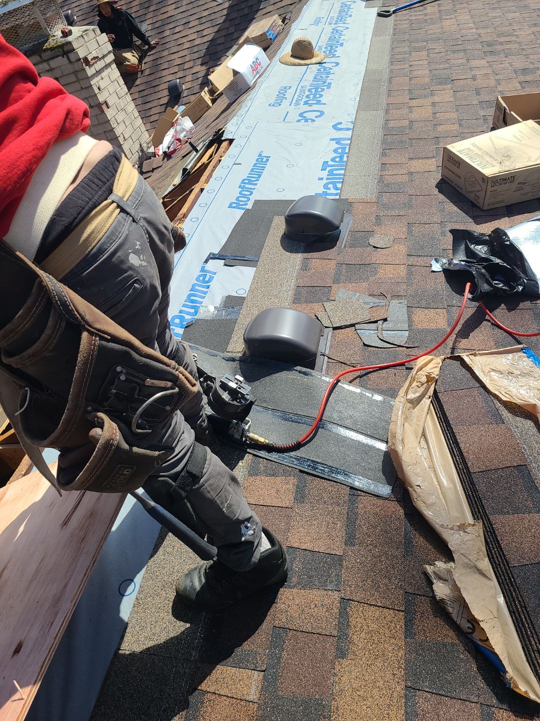 Fairfax: Residential Roof Replacement with CertainTeed Landmark Pro in Max Def Burnt Sienna by RM Banning, Inc.