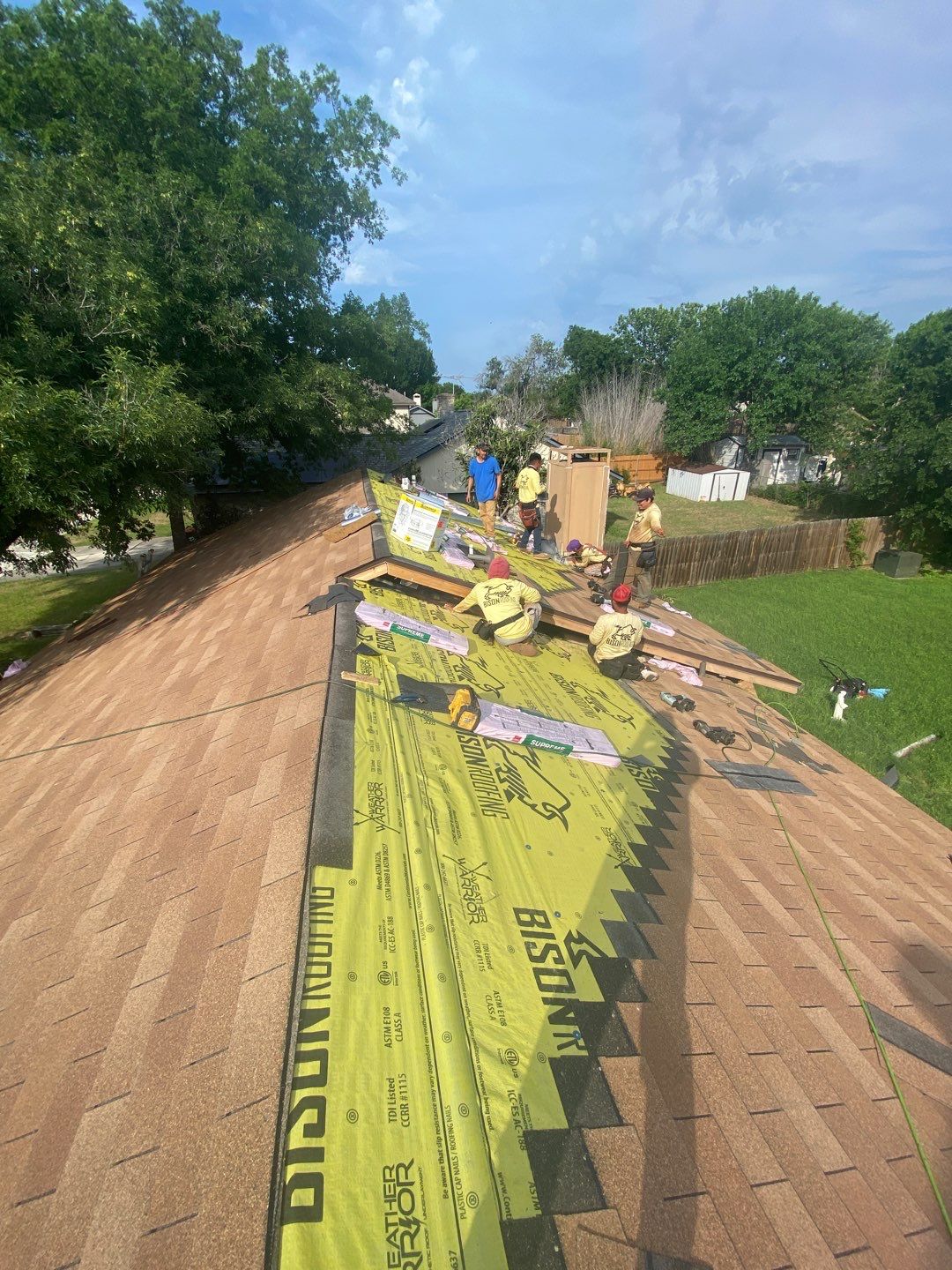 Shingle Roof in San Antonio by Bison Roofing  