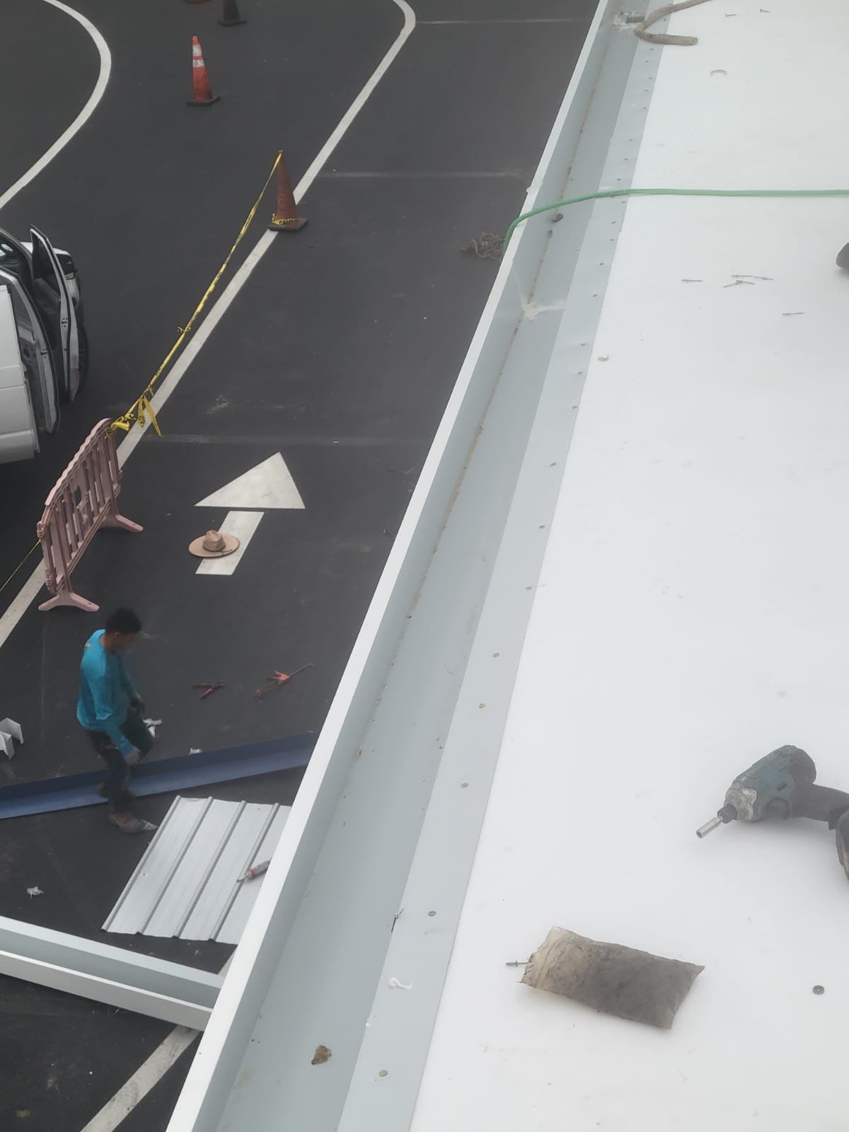 Emergency Repair on School from Storm Damage by Four Peaks Roofing