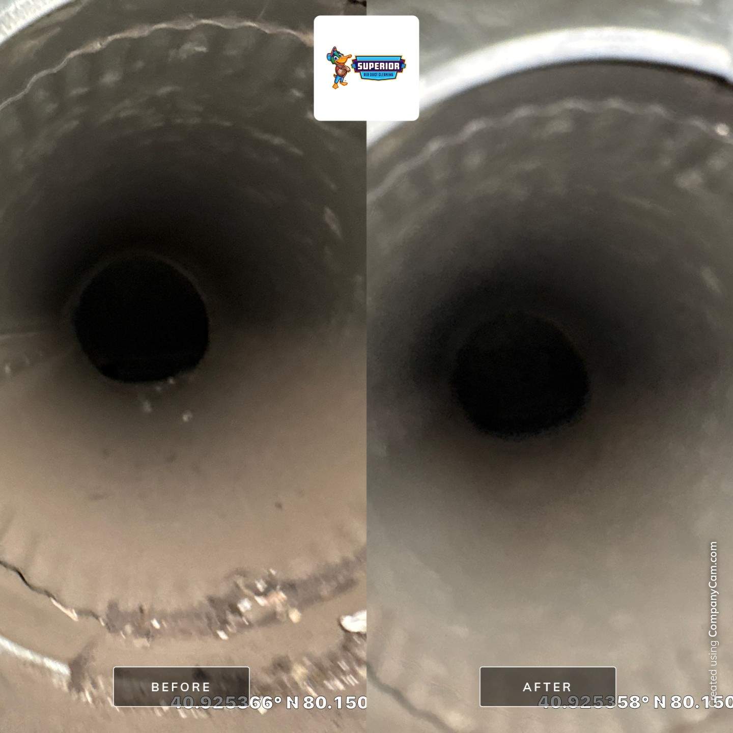 Air Duct Cleaning With a Vacuum Truck in Portersville, PA by Superior Air Duct Cleaning