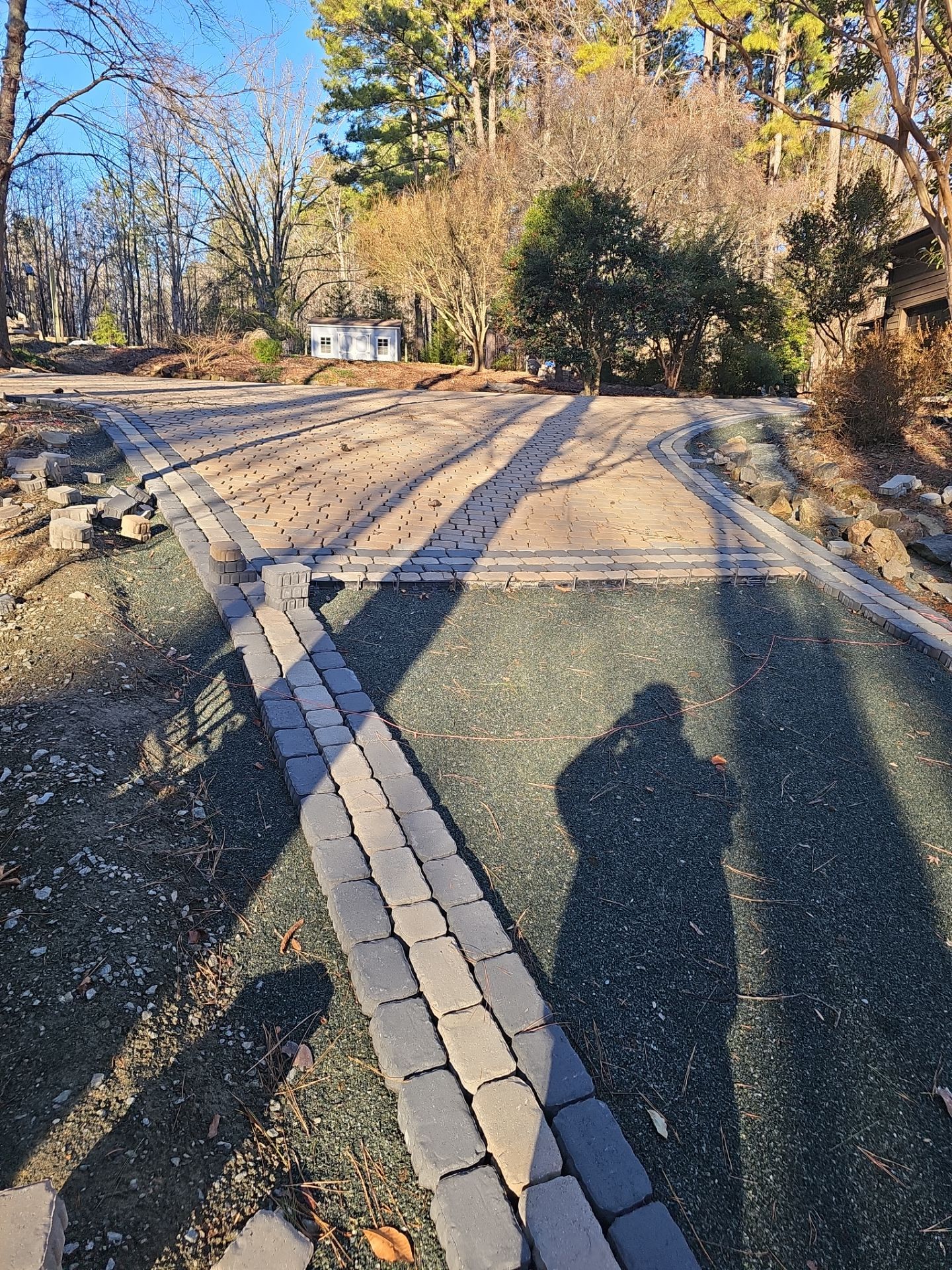 Permeable Paver & Sauna Build by Billy Weatherspoon Contractor