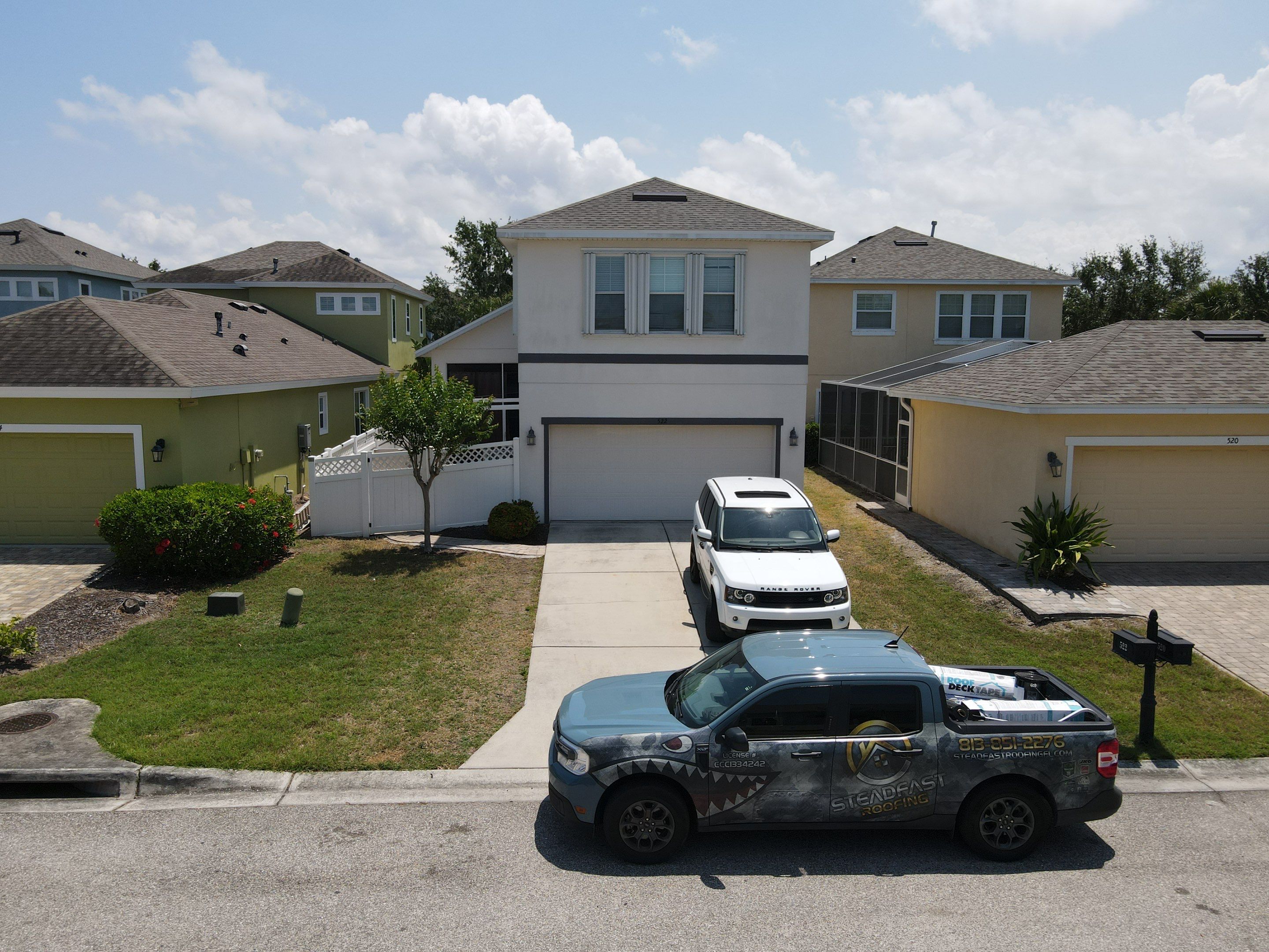 Roof Replacement in Apollo Beach, FL. by Steadfast Roofing