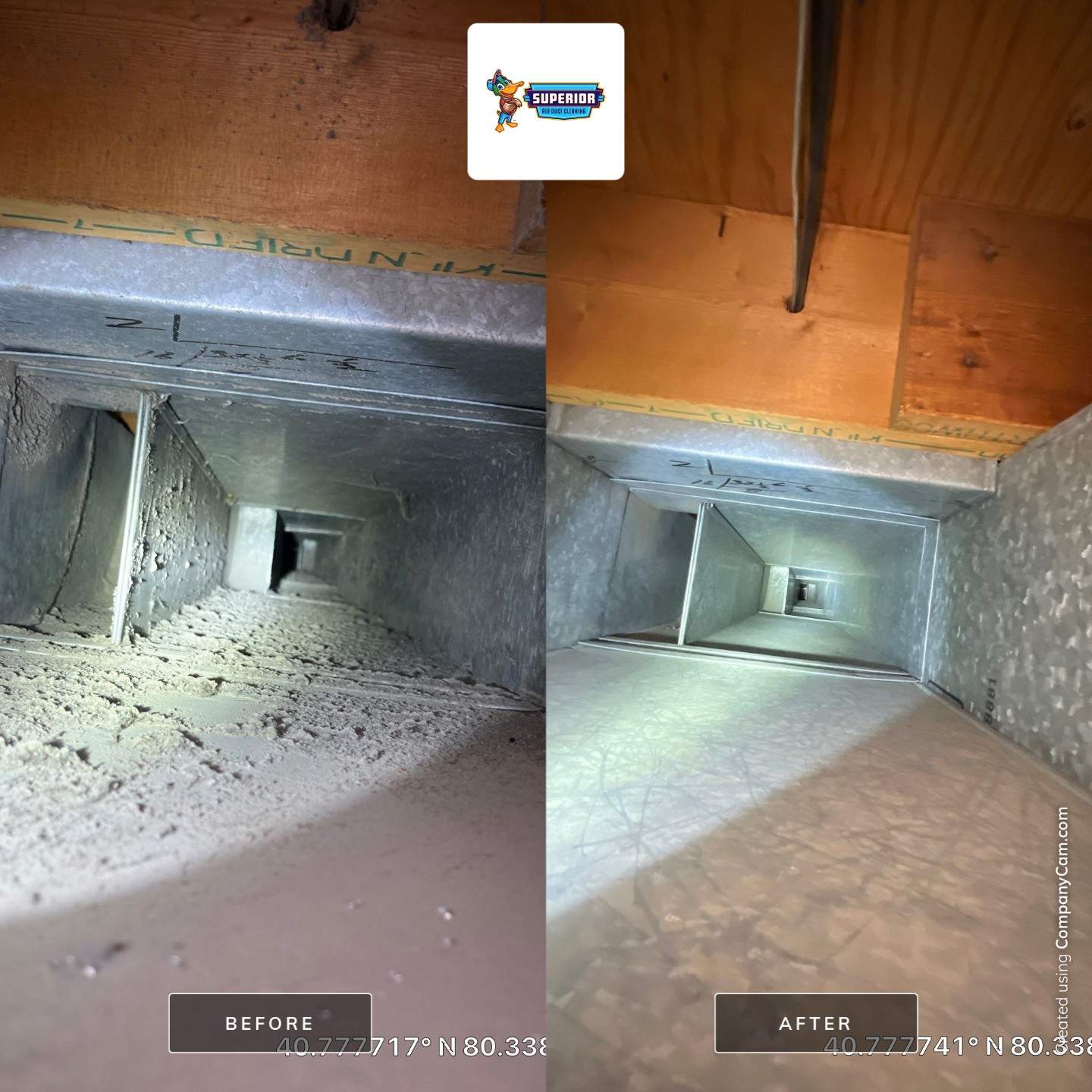 Air Duct Cleaning With a Vacuum Truck in Beaver Falls, PA by Superior Air Duct Cleaning