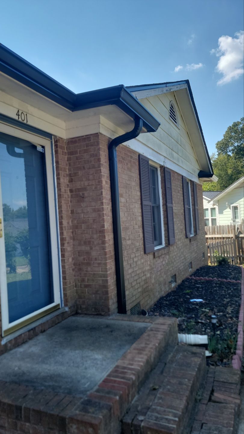 Roof and gutter replacement by hail damage by Just Brilliant Restoration JBR