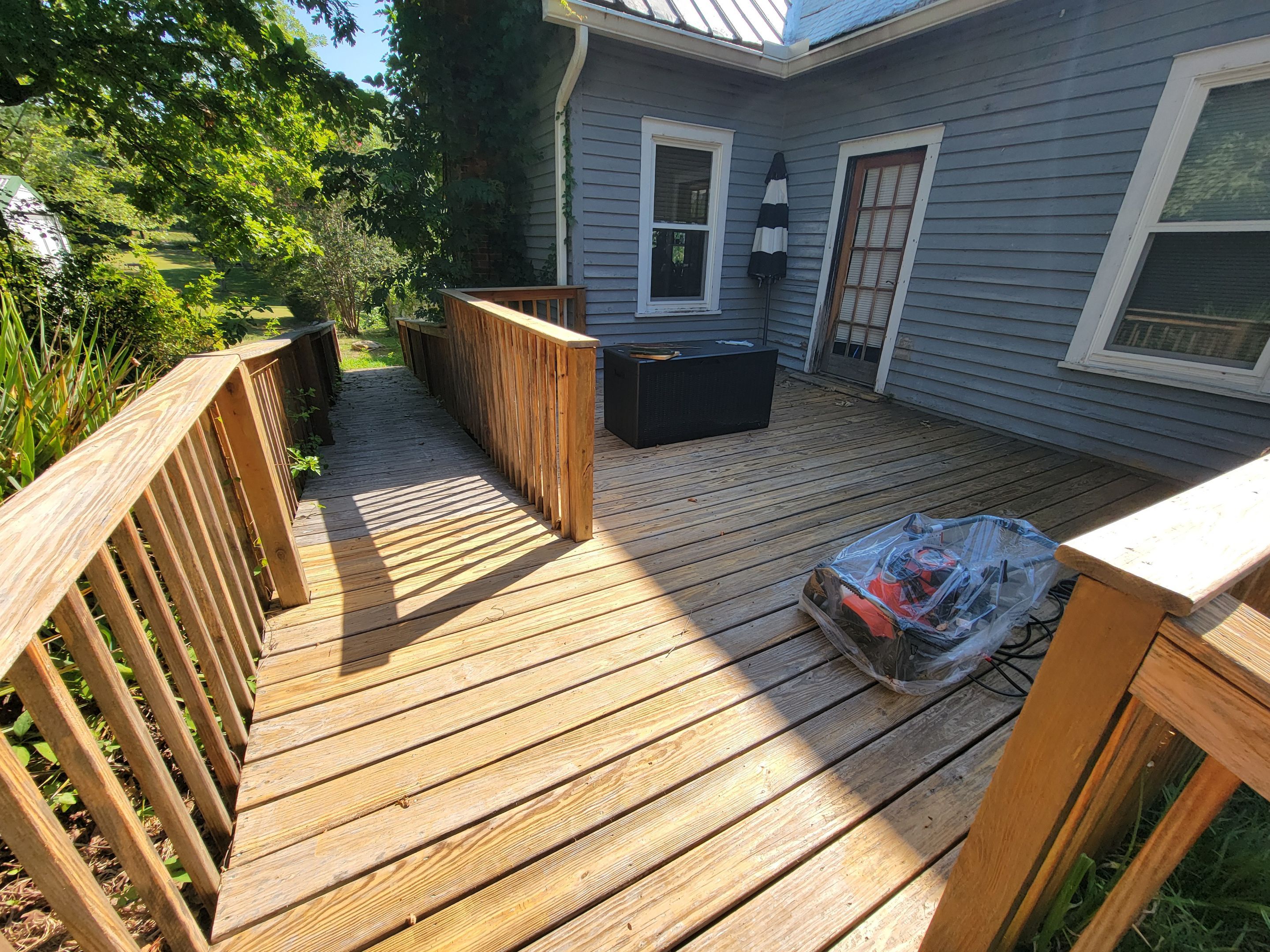 Weathered Deck using Wood Sealant by DuraSeal