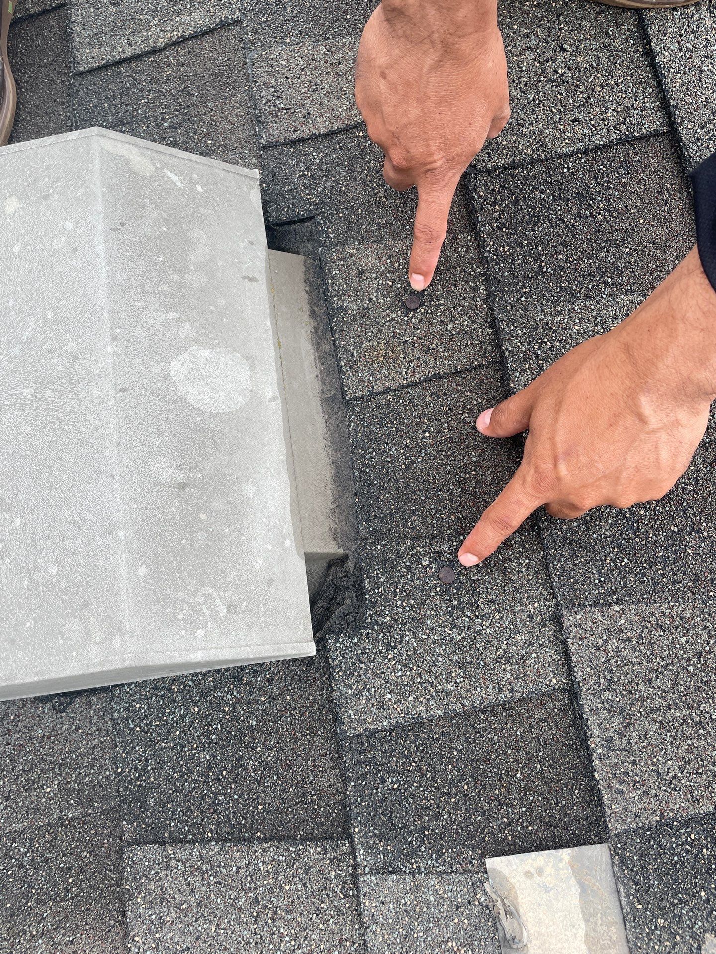 Hail Damage using Owen's Corning Duration (Lifetime) Shingles by Roof Repair Company