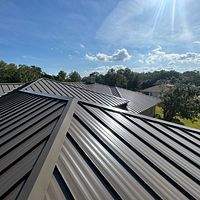 24ga 1.5" Mechanical Seam Medium Bronze by Total Roofing System The Metal Roof Experts