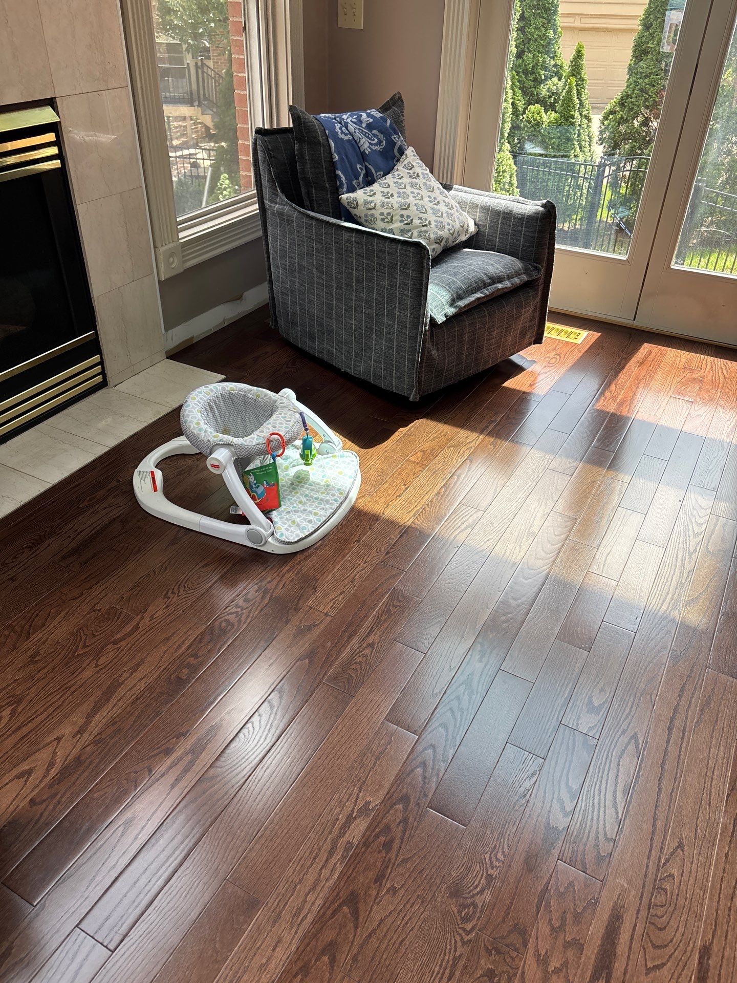 Prefinished Solid Hardwood Flooring Installation in Union, KY by Footprints Floors Kentucky