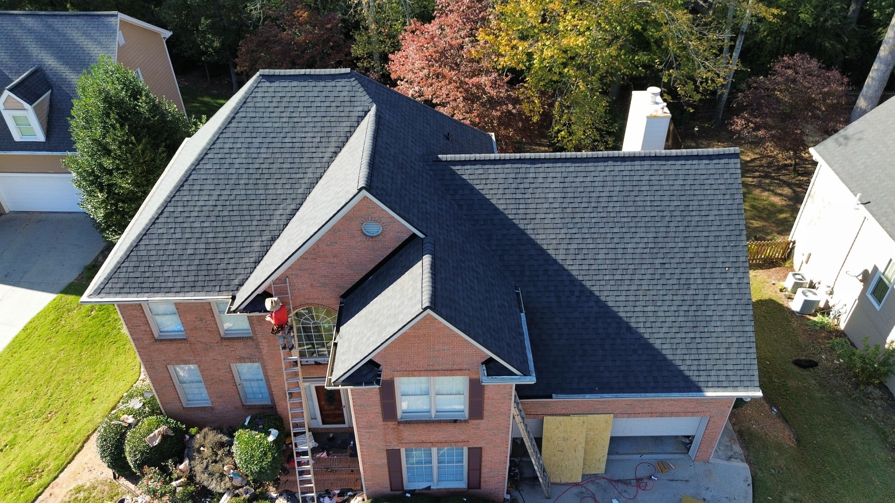 Roswell, GA Roof Replacement CertainTeed Landmark Moire Black by Reset Roofing