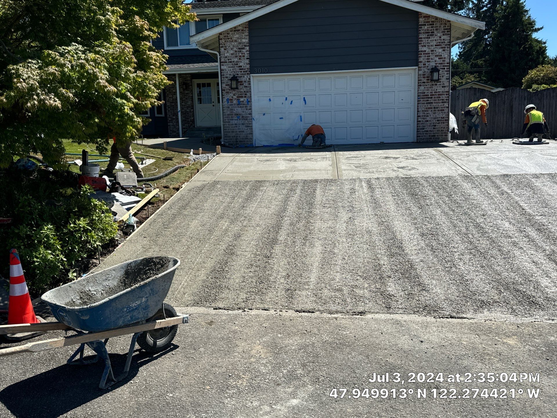 Jacob | Concrete Driveway  by Jireh Asphalt & Concrete Inc 