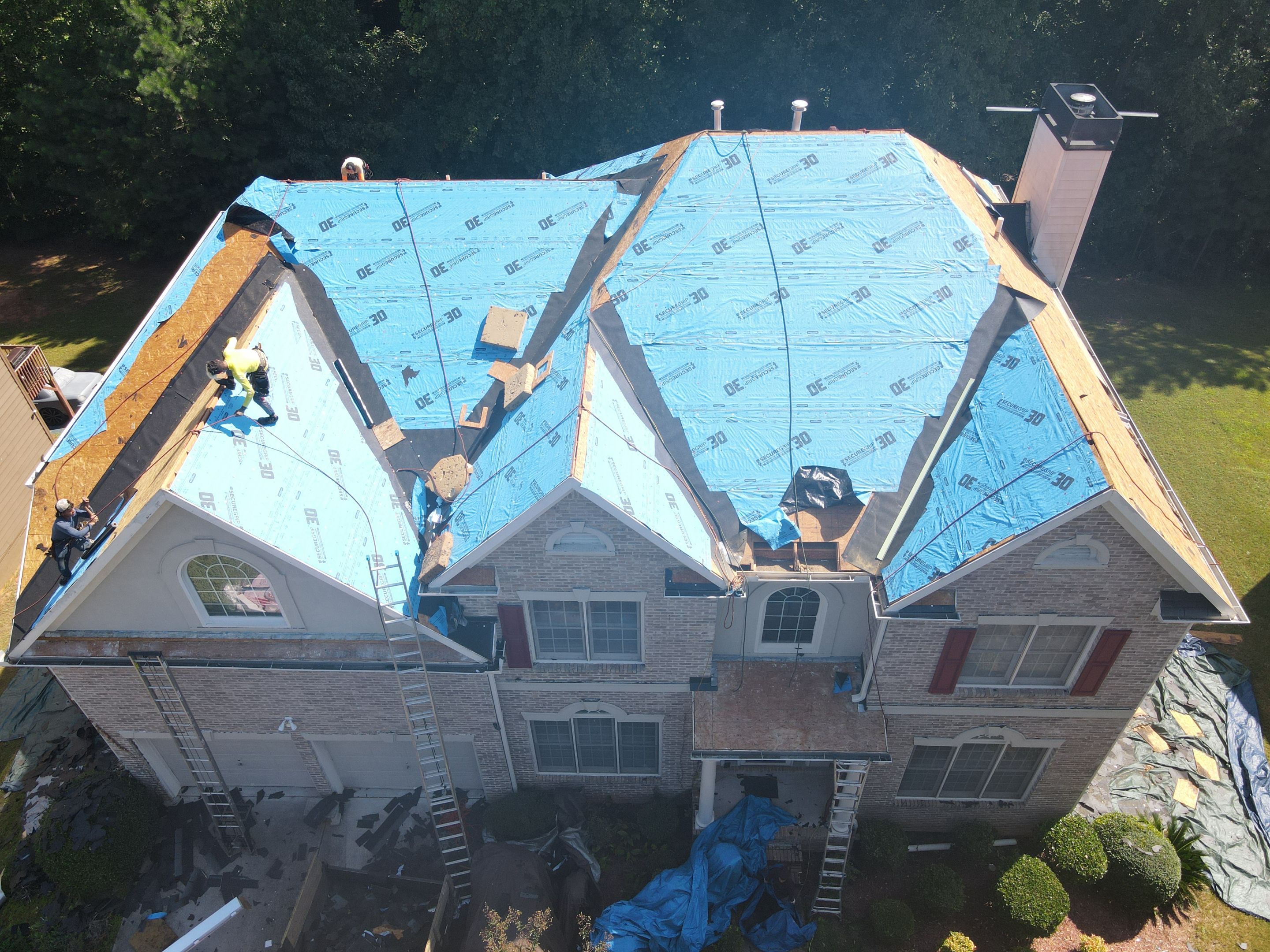 Residential Roofing Installation using Owens Corning by Inspector Roofing and Restoration