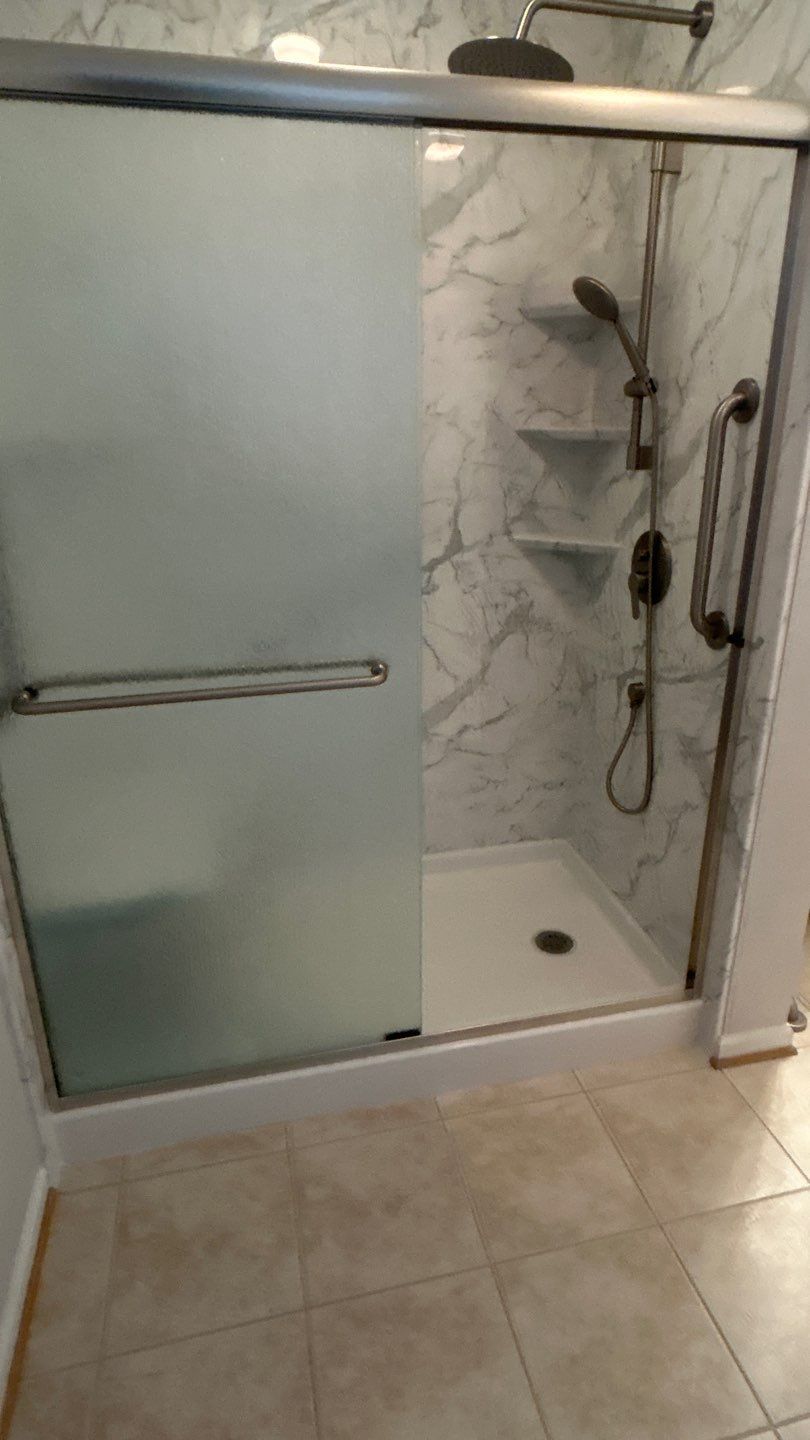 Walk-in Tub to Shower by BathPlanet SW Virginia