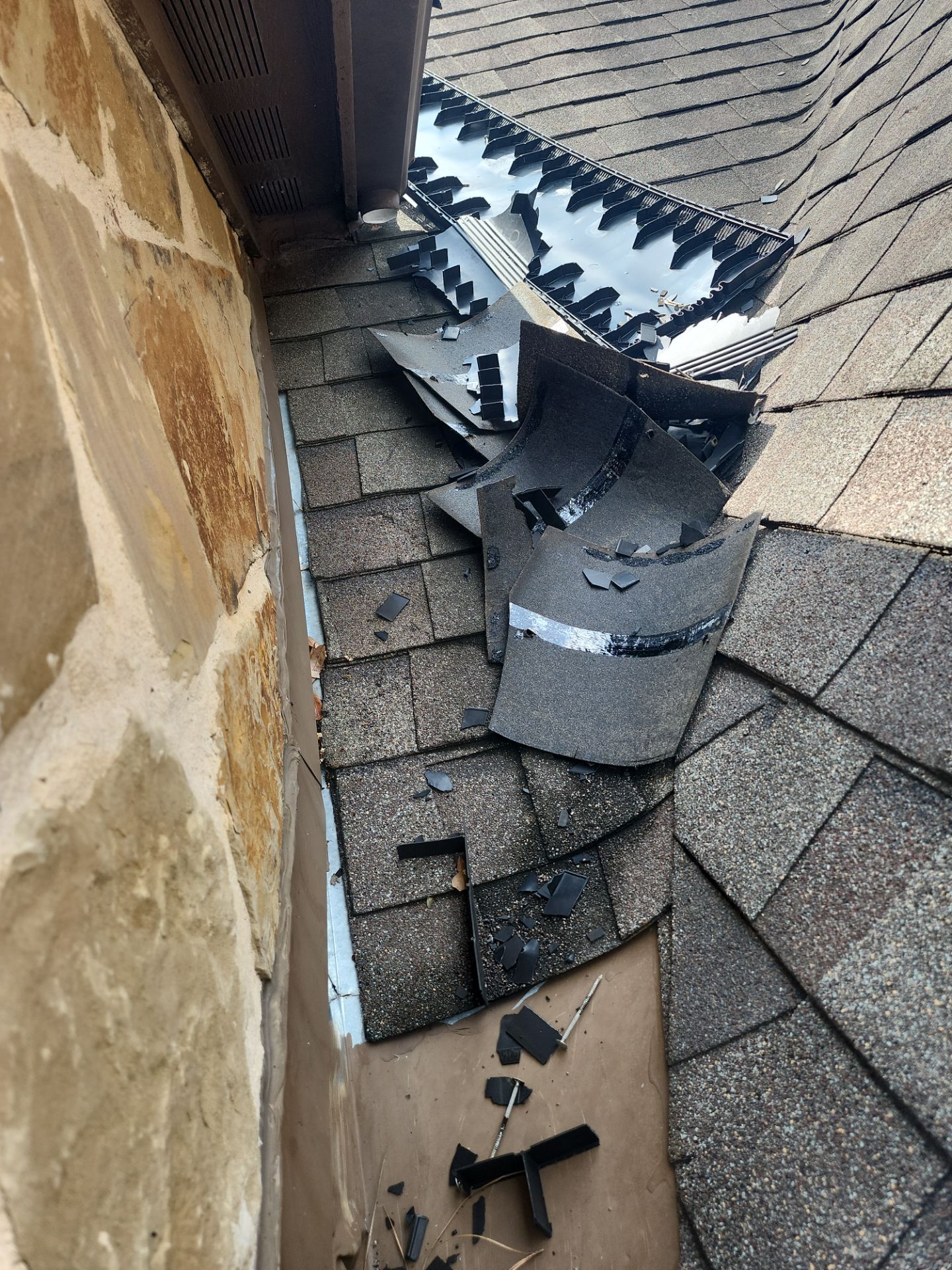 Hail Damage using Owen's Corning Duration (Lifetime) Shingles by Roof Repair Company