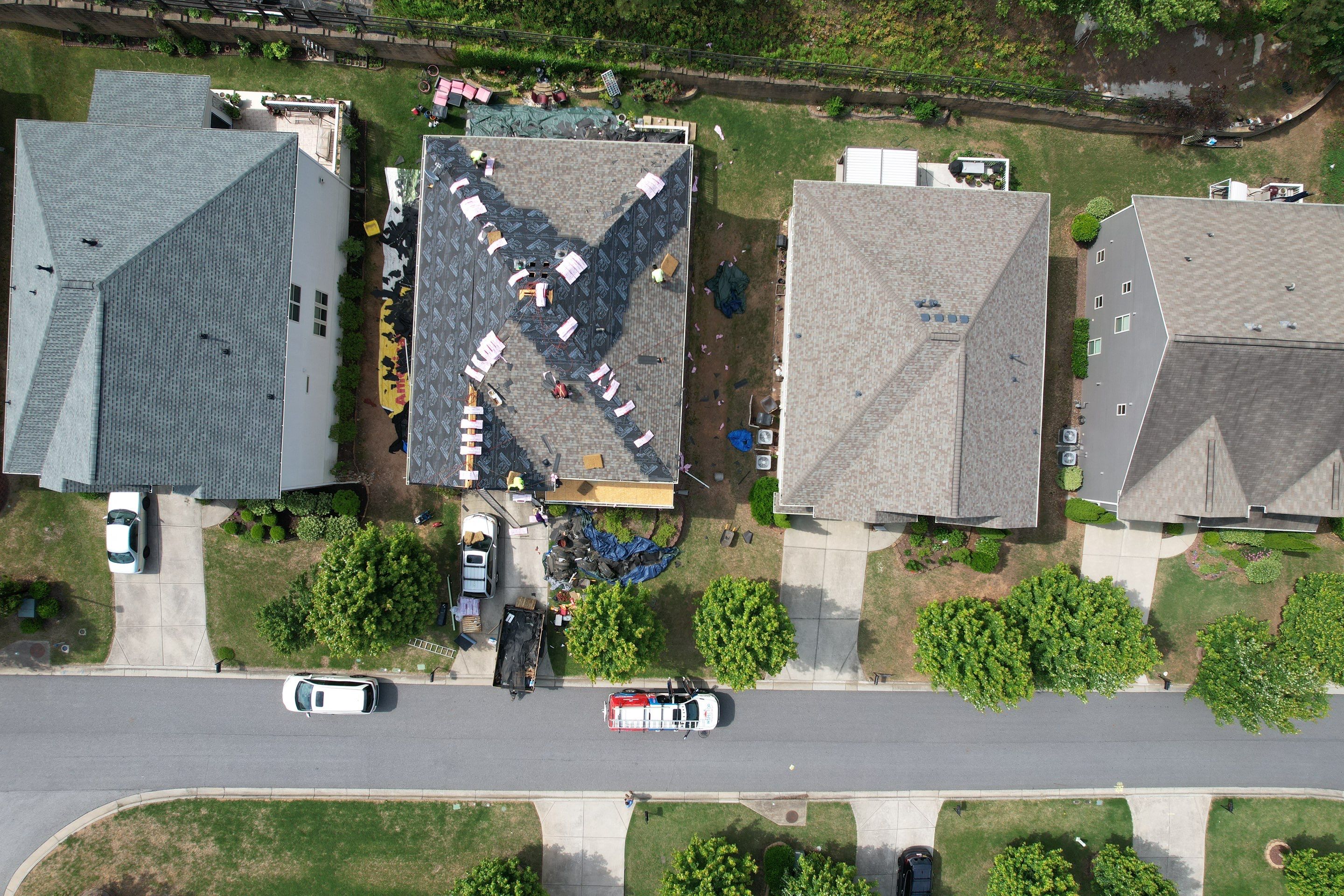 Residential Roofing Installation using Owens Corning by Inspector Roofing and Restoration