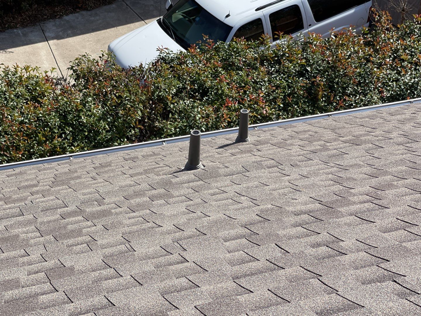 Major storm damage required full roof replacement along with other exterior repairs by First United Roofing & Construction