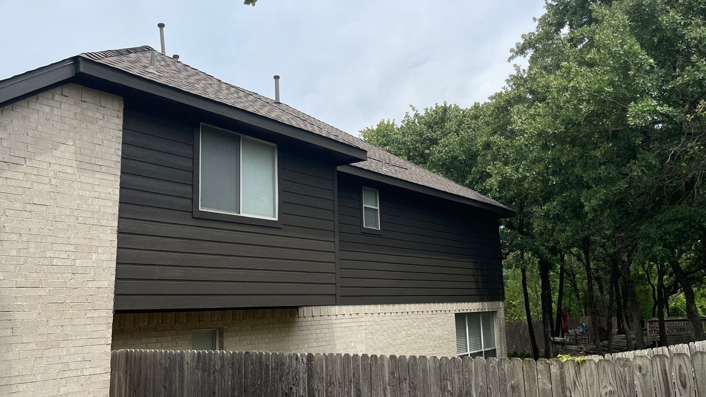 Full Exterior Remodel (Roofing, painting, Gutters) & Interior Damage Repair & Painting by First United Roofing & Construction