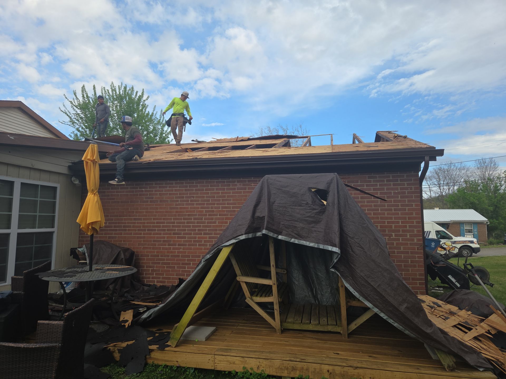 Full Residential Roof Replacement and Decking Installation in Ona, WV by Mr. Roofer