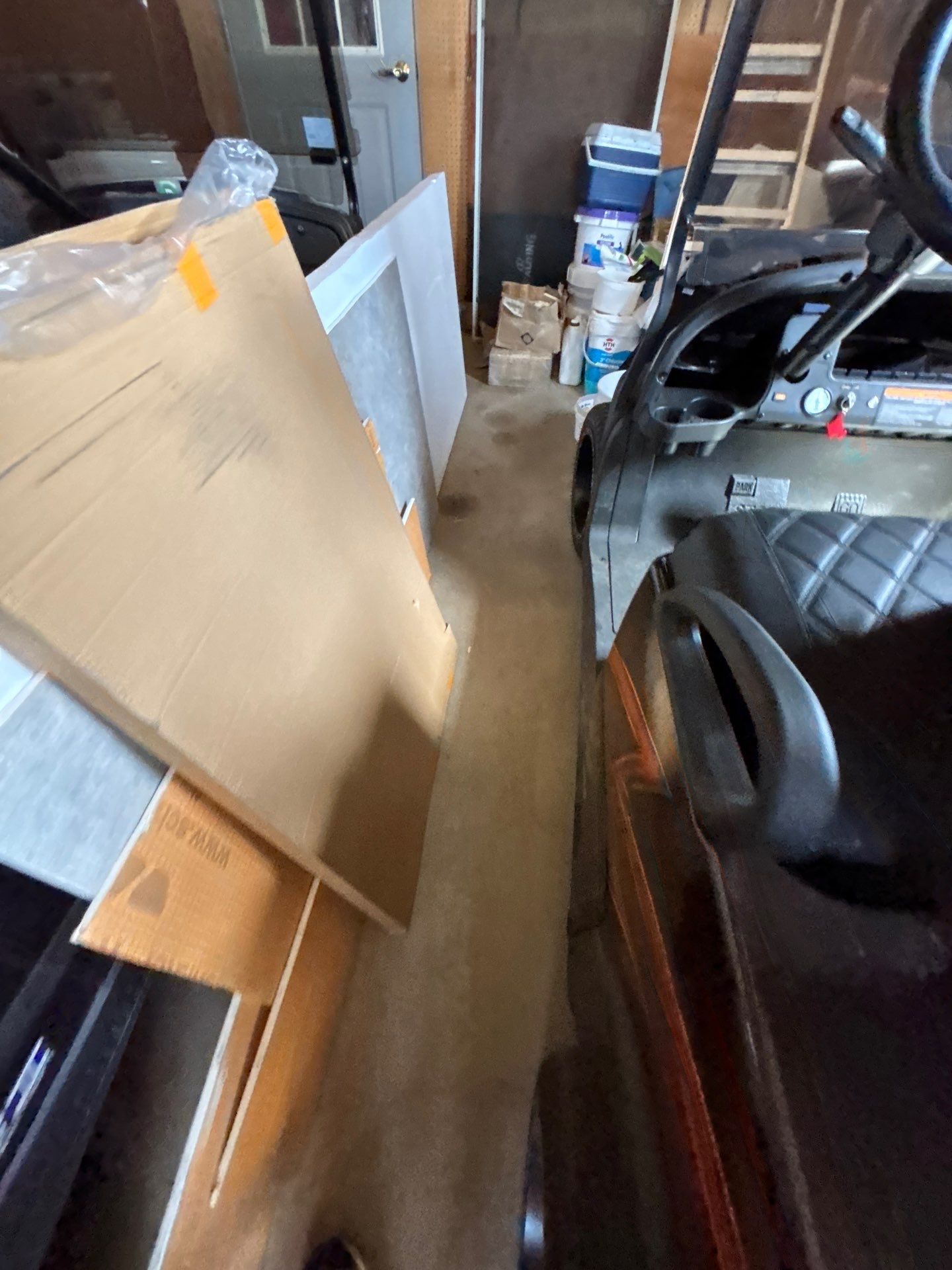 Speckled Epoxy Floor Coating Installation for Centerville Residential Garage by Select Painting, Coatings & Garage Cabinets