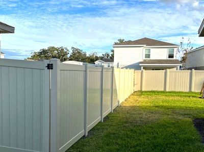 Vinyl Fence Installation using Vinyl Privacy Fence