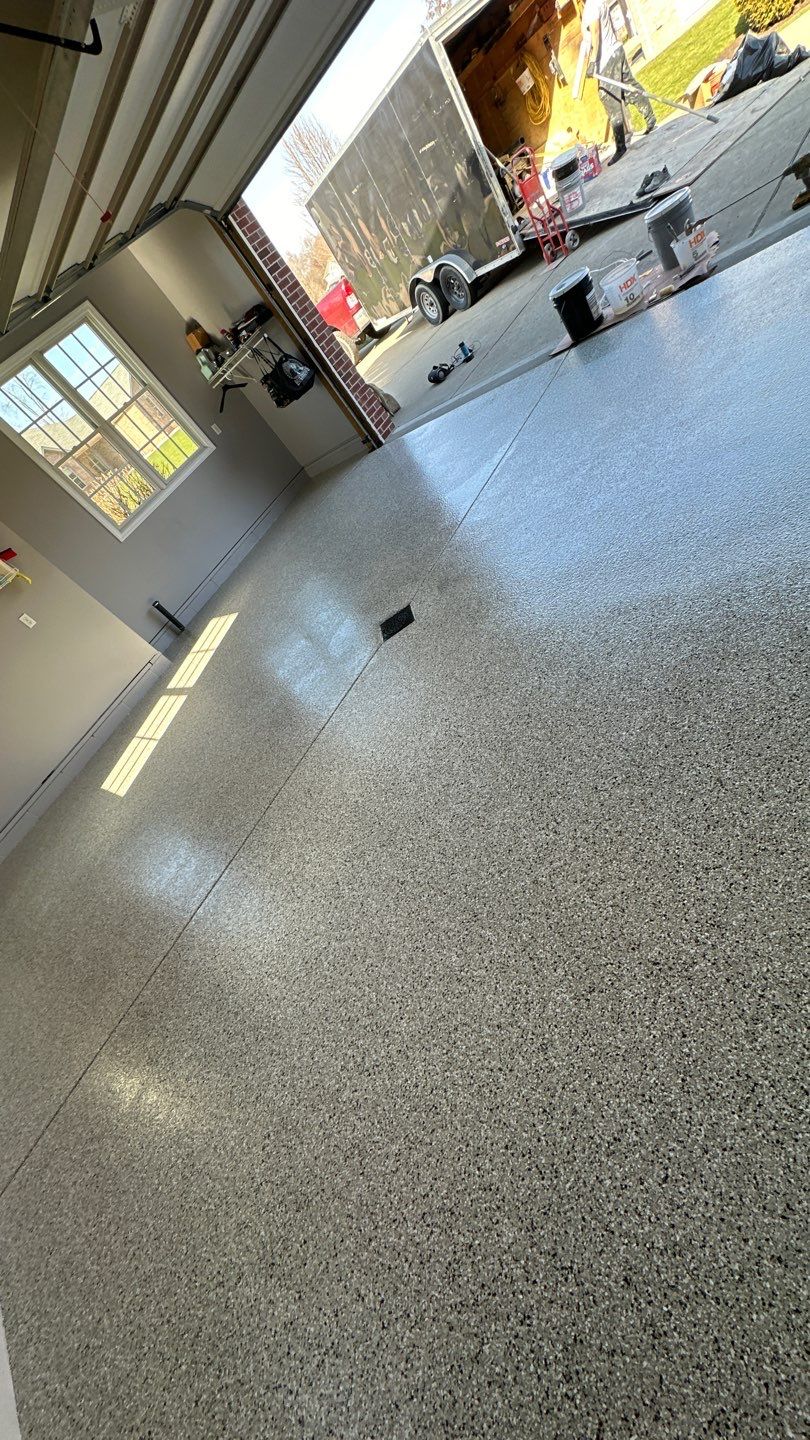 Driveway + Garage + Walkway Project in Meridian by Floors in a Day, Inc