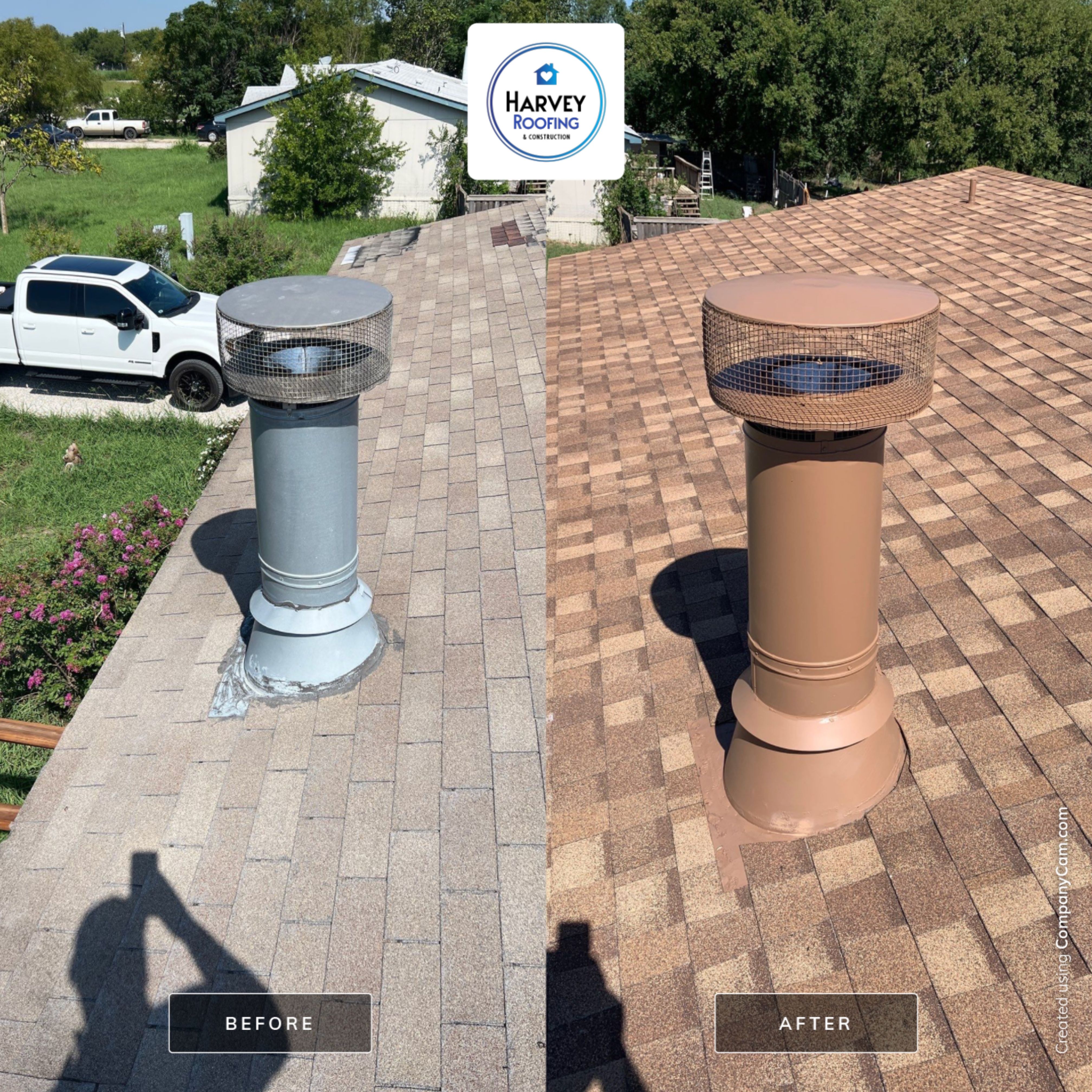 Residential Roofing Installation using ATLAS Pinnacle Pristine Shingles by Harvey Roofing & Construction