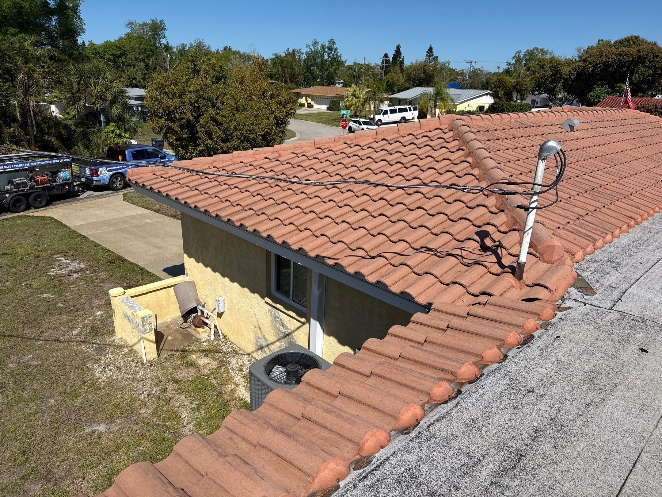 Full Exterior Cleaning Before Painting – Sarasota, FL (Near Sarasota Airport) by Sunshine AquaWash