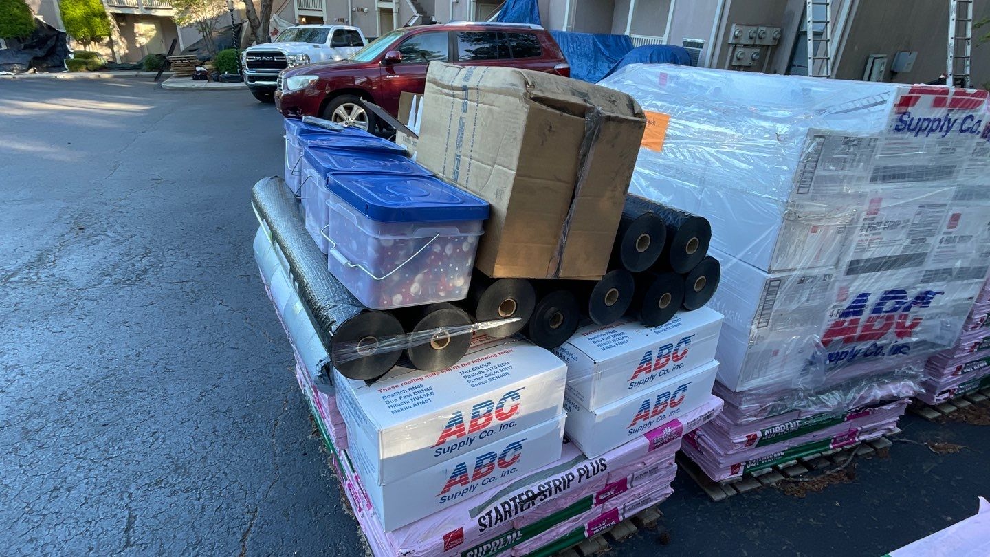 Commercial Roofing Installation using Owens Corning Autumn Brown by Inspector Roofing and Restoration