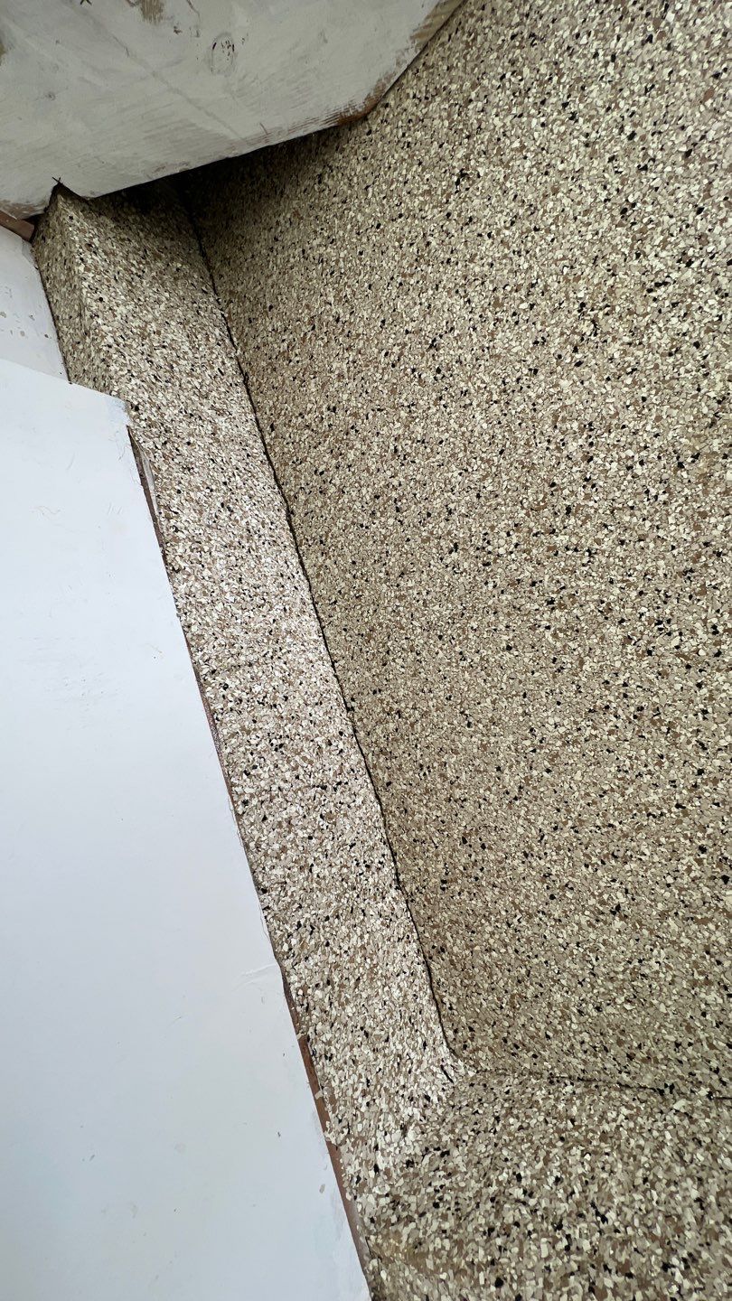 Garage Floor using Driftwood by Your1DayFloor.com