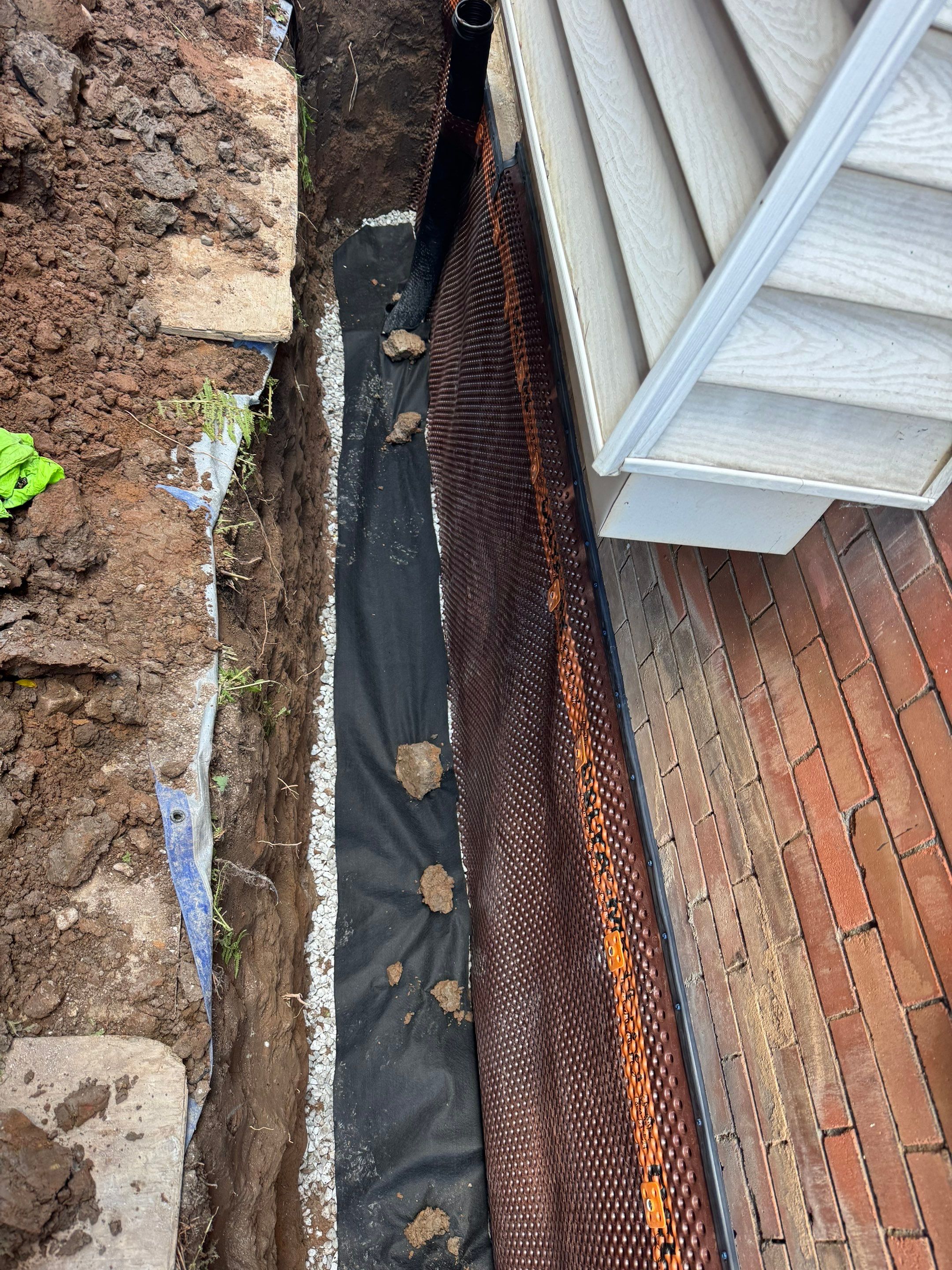 Exterior waterproofing Project in Hamilton, ON by Canada Waterproofers Inc
