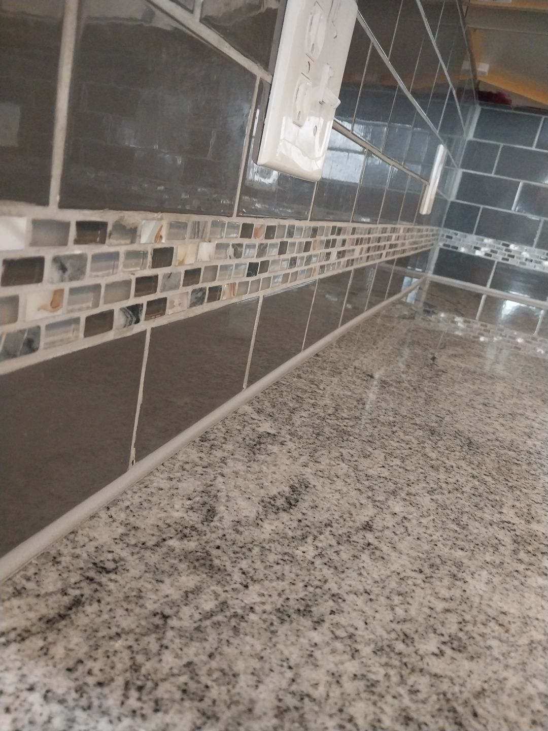Kitchen Remodel using Caulk  by Laser Focused Solutions LLC