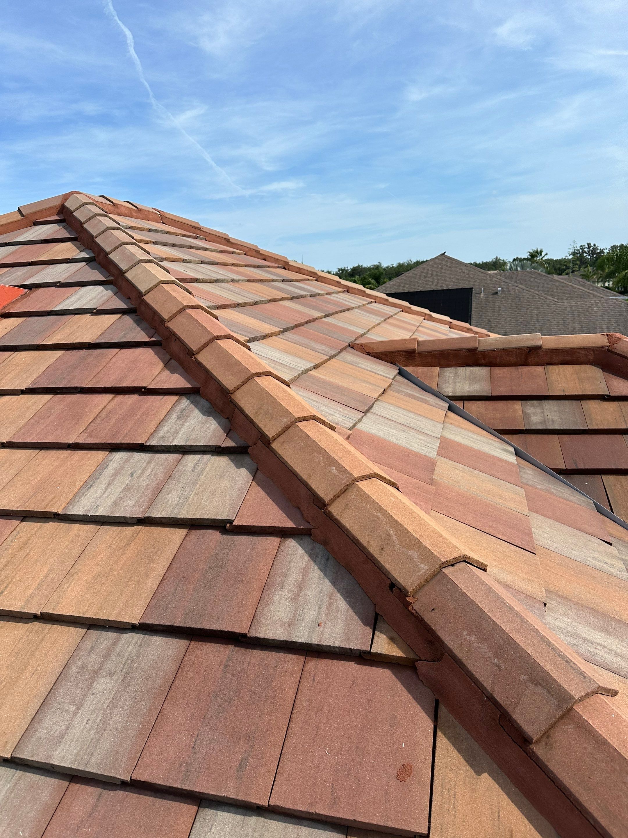 🏡 Tile Roof Cleaning – Gamble Creek Estates, Parrish, FL by Sunshine AquaWash