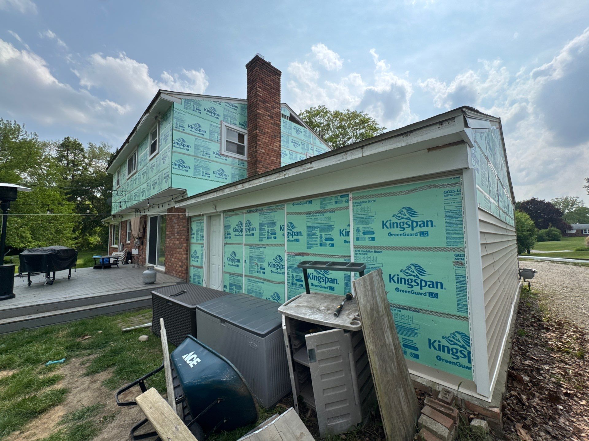 Siding Replacement using Alside Charter Oak D4.5" Vintage Wicker by 180 Contractors