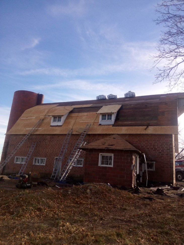 Roof Replacement with upgraded needed exhaust ventilation using Malarkey Vista Class III Impact Resistant Shingles in Black Oak color by Gorilla Exteriors Contracting, LLC